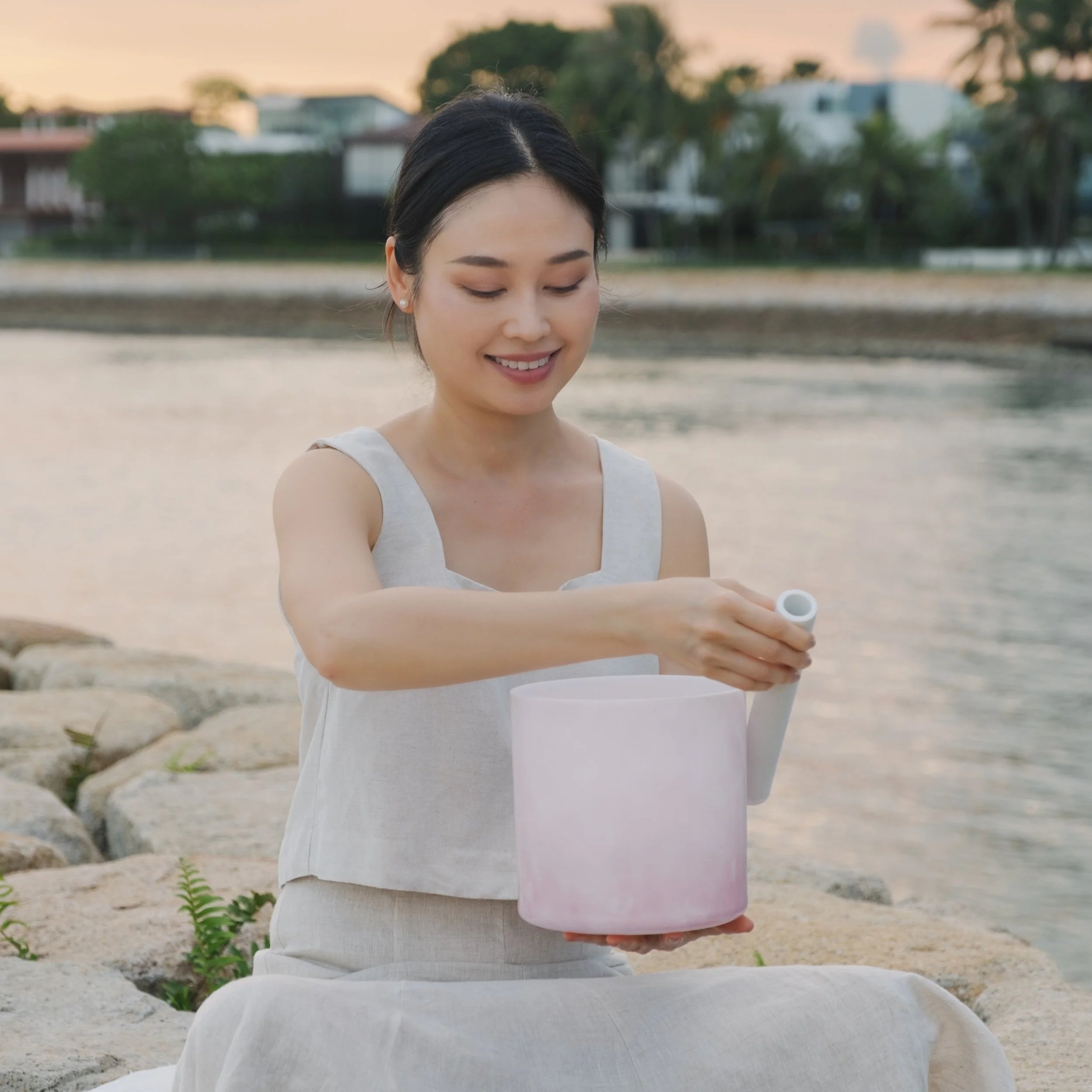 Restore Intuition and Sound Universe Hong Kong Crystal Tones Alchemy Crystal Singing Bowls with Sheryl Lee