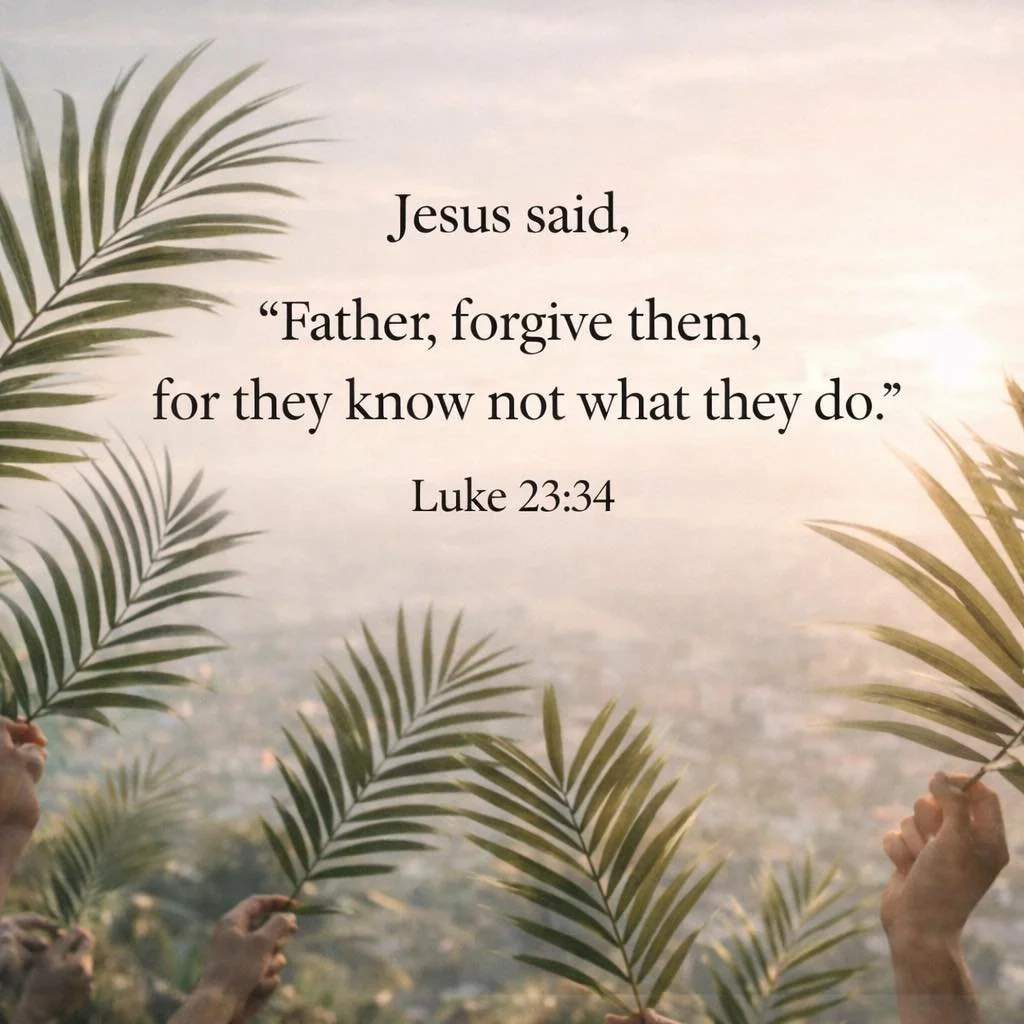 Jesus prayed for those who mocked Him.
He prayed for those who rejected Him.
He prayed for those who crucified Him.

&ldquo;Father, forgive them, for they do not know what they are doing.&rdquo;
Luke 23:34

Even in His suffering, Jesus showed mercy.

