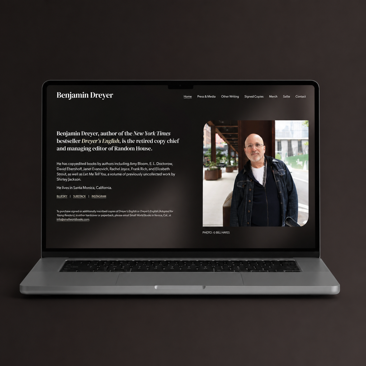 Website & SEO for writer, author