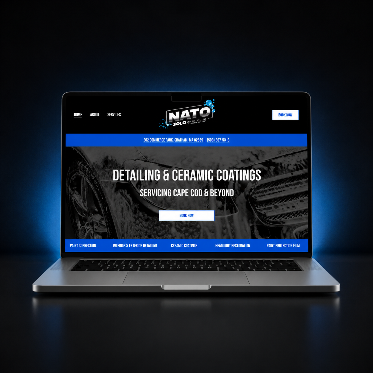 Website Re-Design and SEO for local chatham business