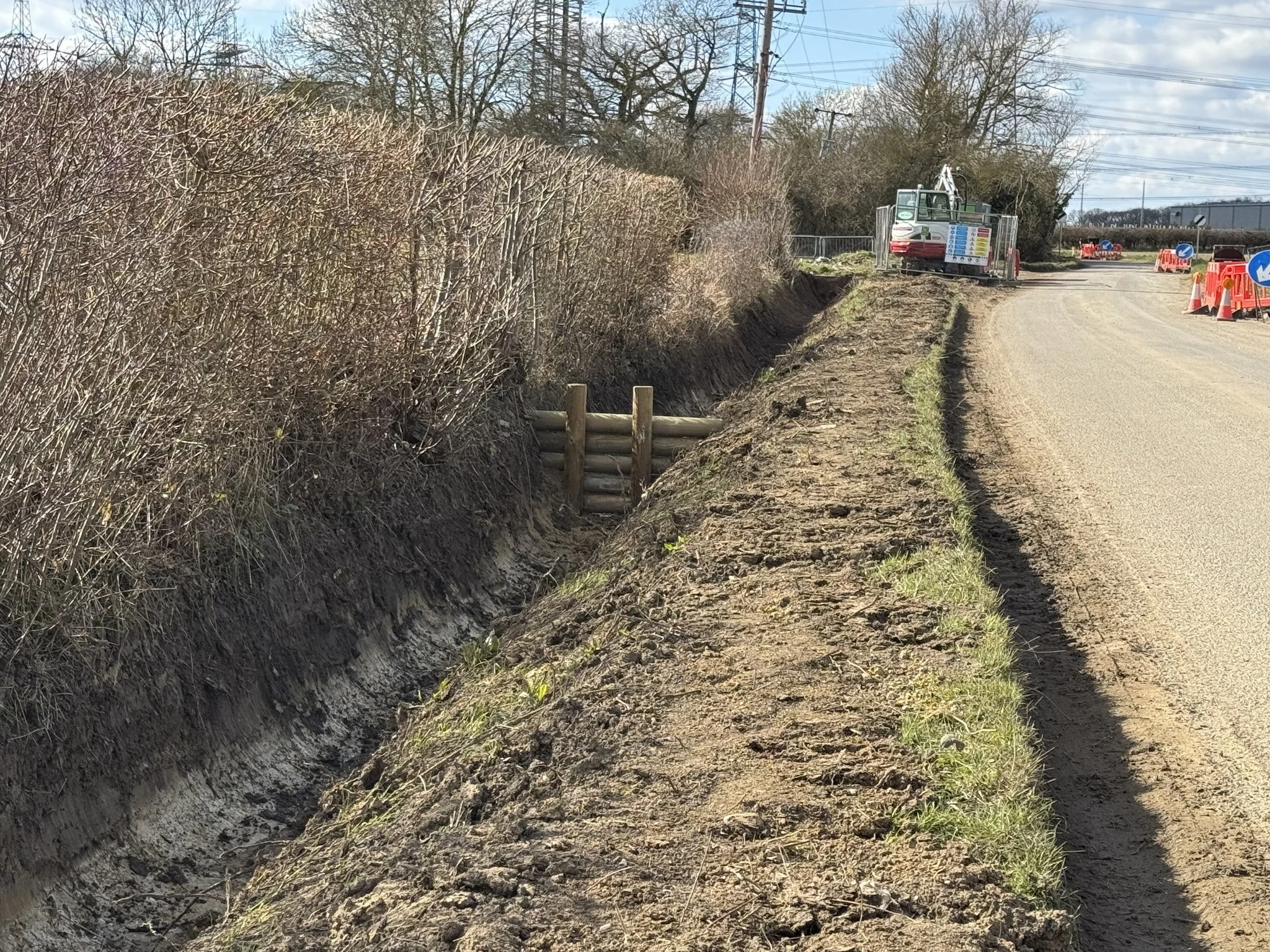 Bullen Lane Ditch Works Completed