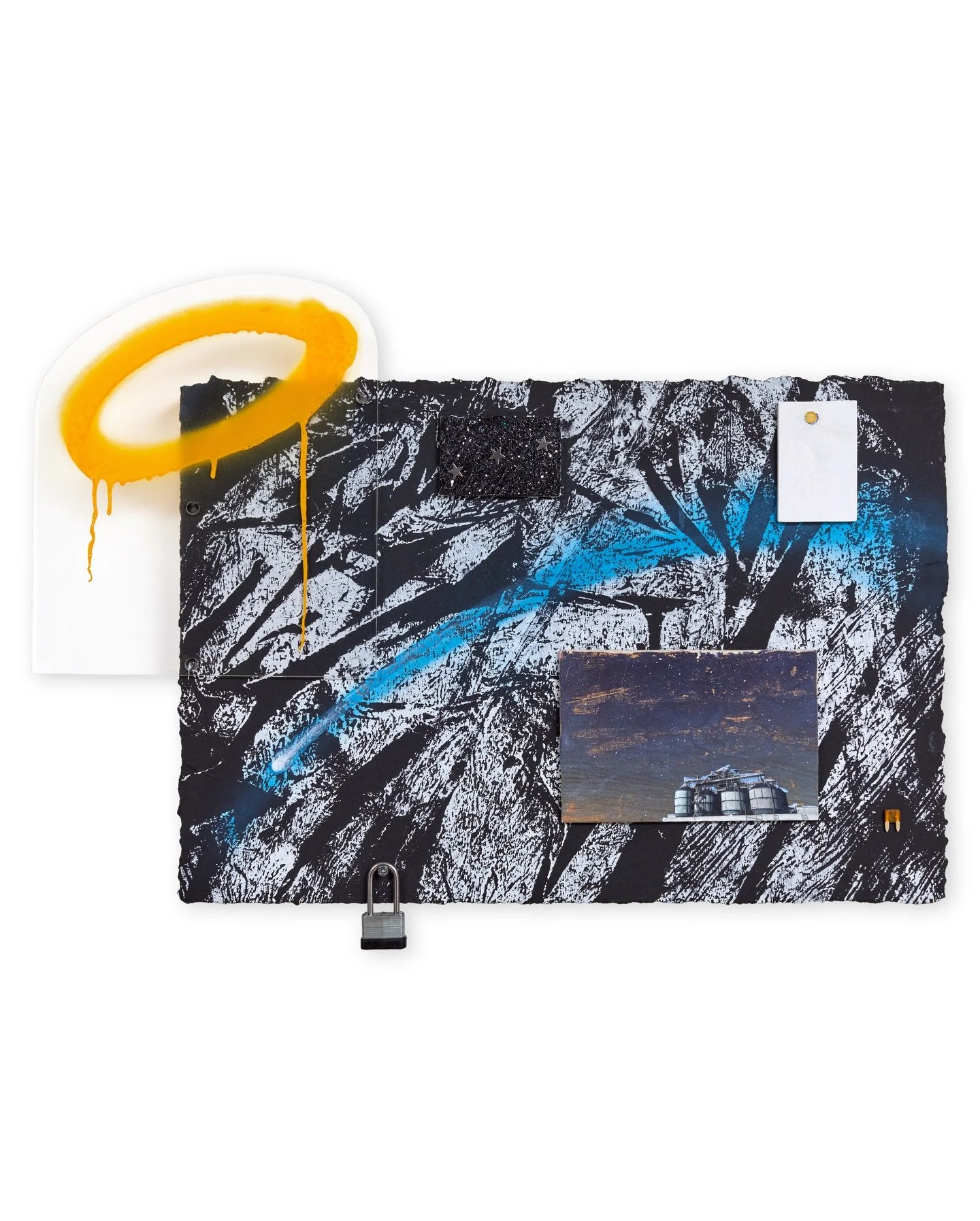 &lsquo;Remainders&rsquo; (2021)
Mixed Media Assemblage on Panel

Free Public Reception Tonight from 5:30-8pm at @losostudios for &lsquo;Fragments into Form&rsquo; - a new exhibit at @loso exploring inspiration in fragments of text!

📍Address: 113 Fr