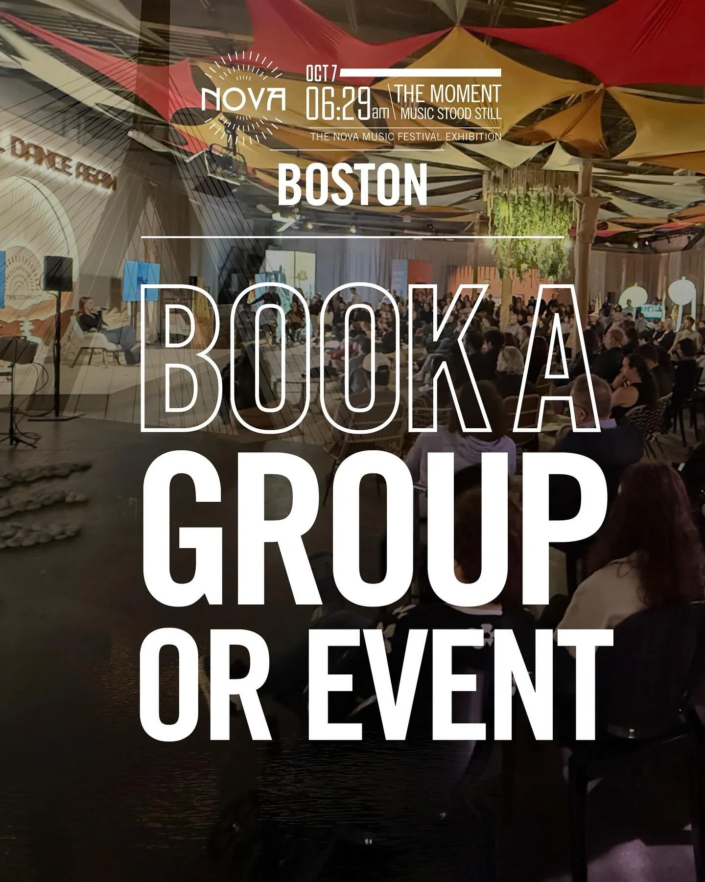 The Nova Exhibition - Boston is now open to book groups and events. Create a meaningful shared experience of reflection, healing, and unity. Bring your community, company, school, or organization together in remembrance and help become ambassadors to