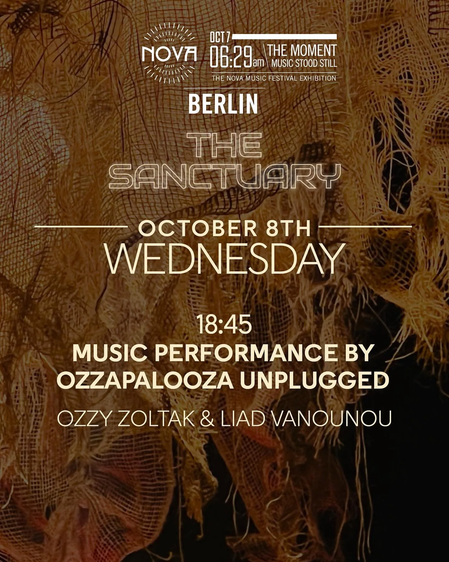 Join us today in the sanctuary for a music performance by @ozzapalooza unplugged:

@ozzyzoltak &ndash; vocals @liad_vanounou &ndash; guitar &amp; vocals Between the melodies and words, the moment is created.