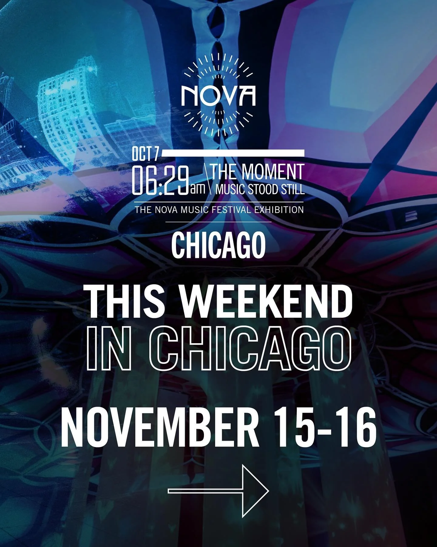 This weekend in Chicago.

Link in bio for tickets.

#novaexhibitionchicago #wewilldanceagain
