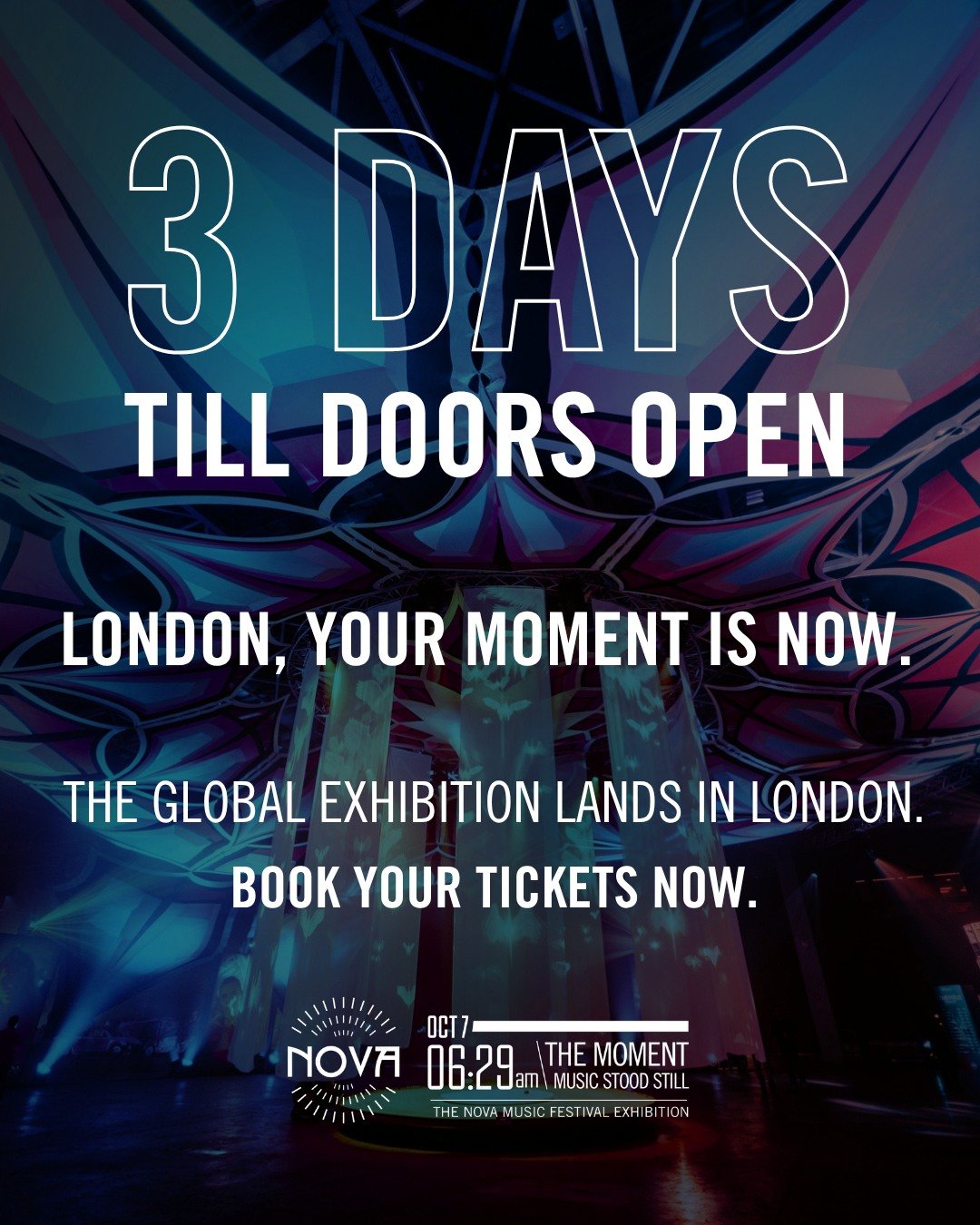 3 days to go. 

London, itʼs your turn to witness. 

The Nova Exhibition arrives in London, carrying stories that cannot be forgotten and voices that will continue to be heard. 

A space to witness resilience, remember lives forever changed, and conn