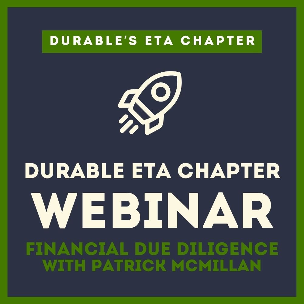 Durable ETA Chapter Session: Webinar with Patrick McMillan