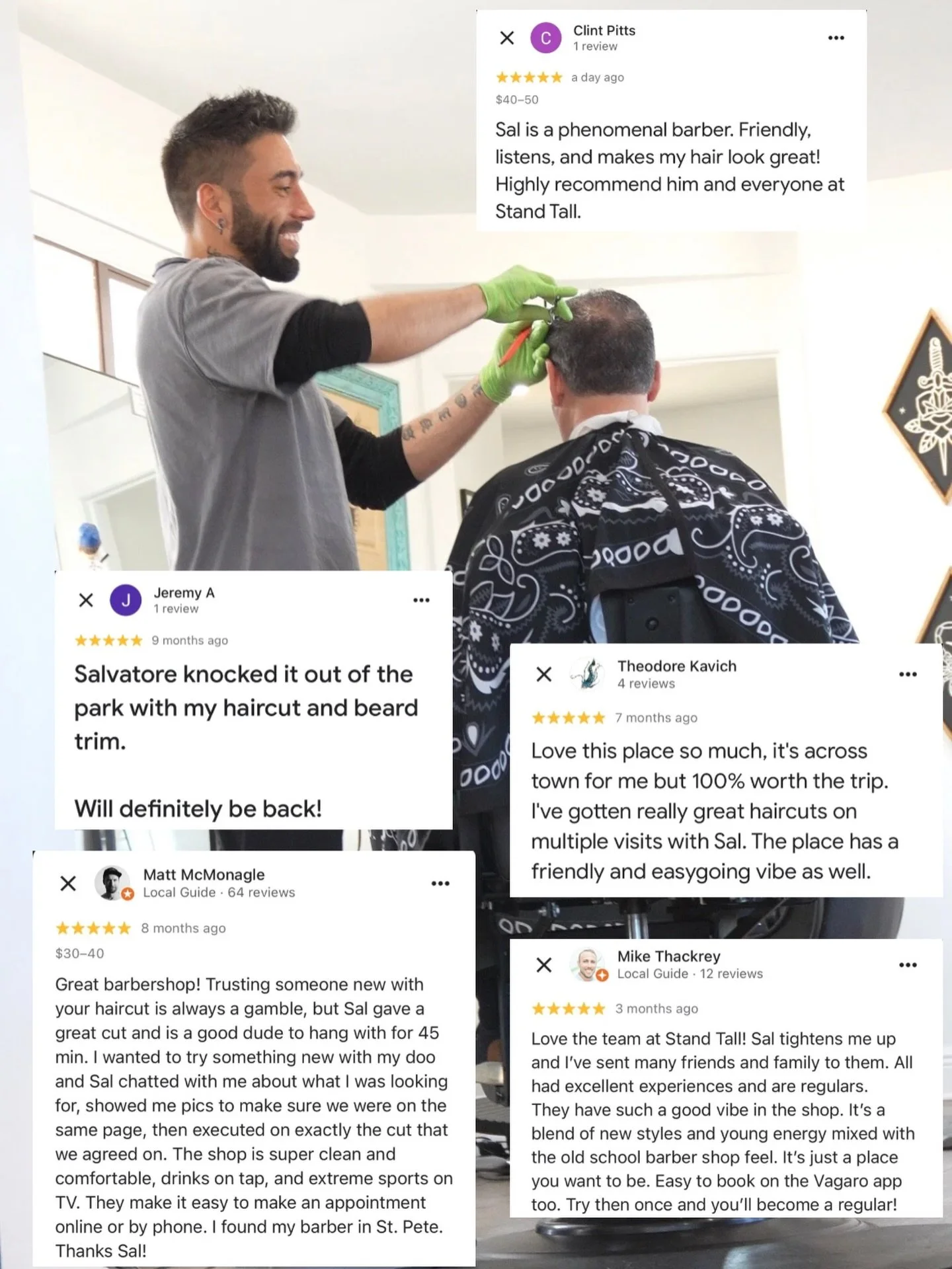 You can book with Sal At Standtallbarbering.com

#barberinstpete #barberlife #clearwaterbarber #tampabaybarber #ilovestpete