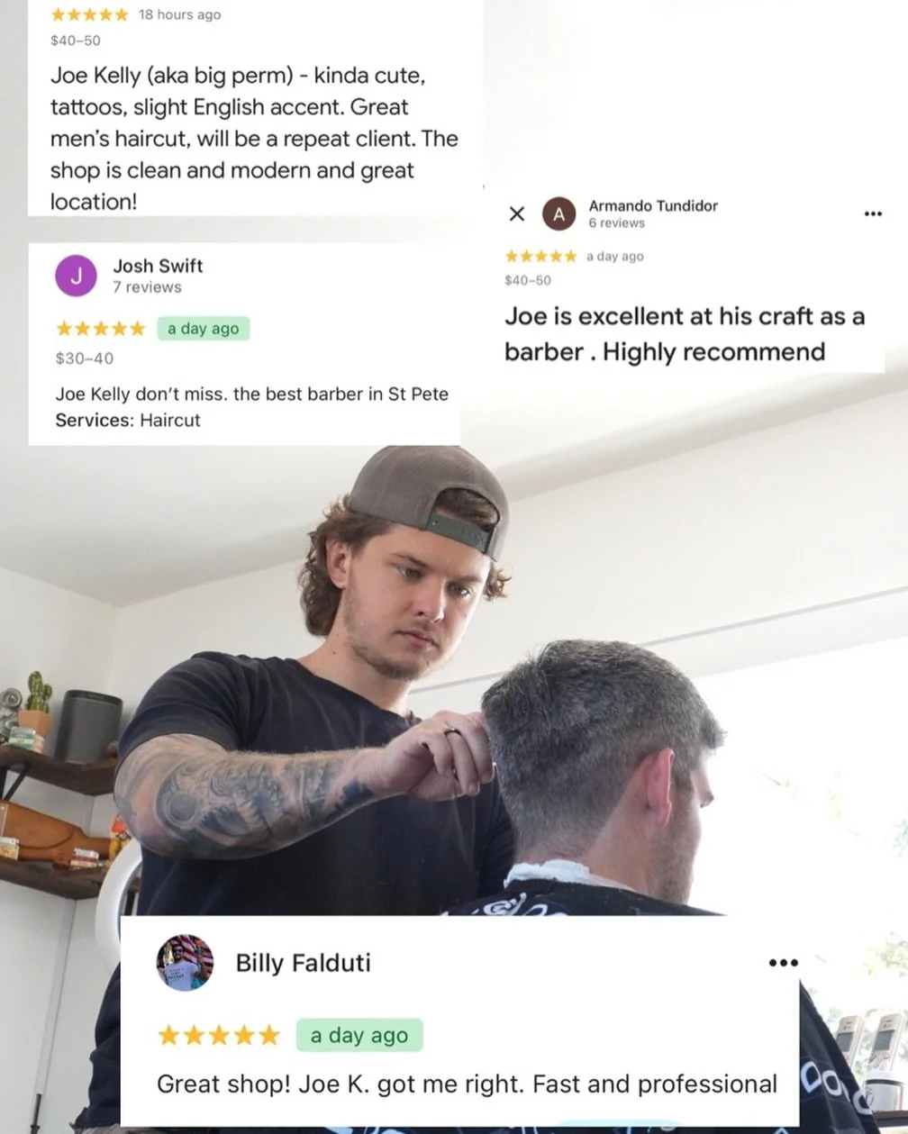 You can Book with Joe at
Standtallbarbering.com

#stpetebarber #tampabaybarber #clearwaterbarber #localbarbershop #ilovestpete