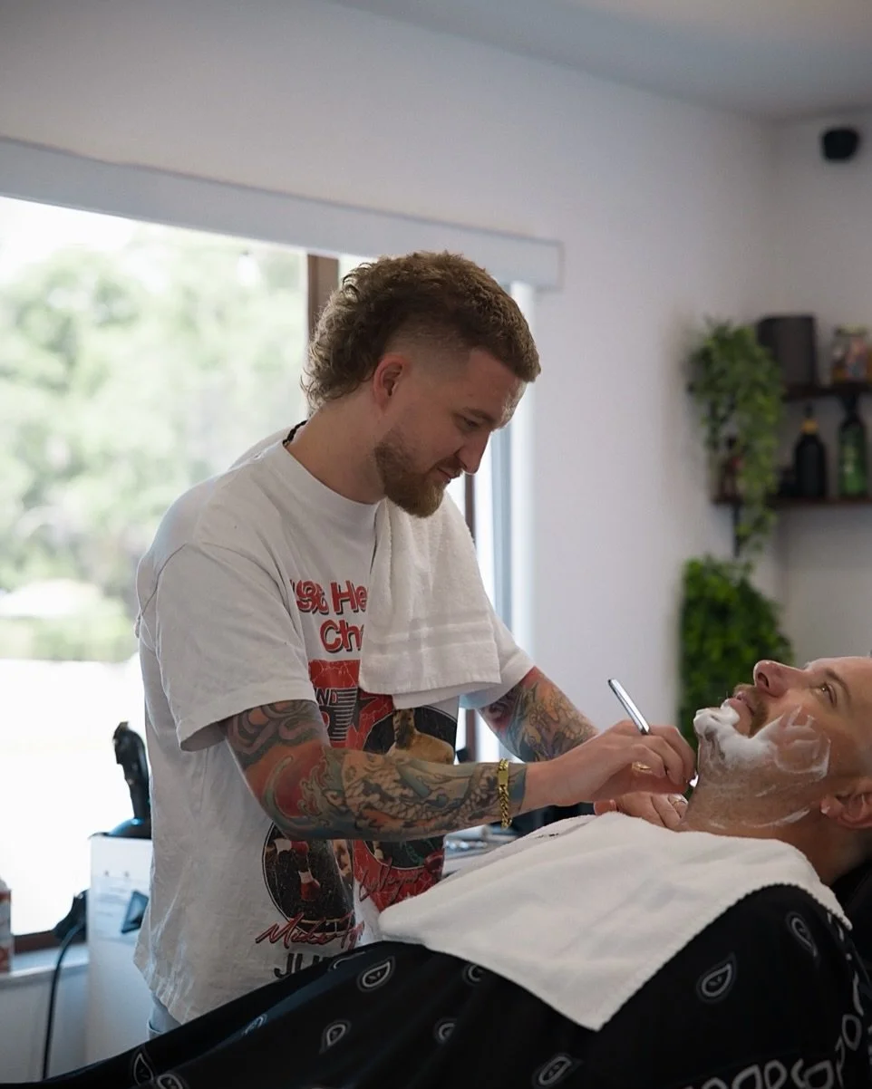 Have you ever had a Hot towel Straight razor shave by a professional?
It&rsquo;s certainly a different experience then at home;
Something worth trying at least once in your life.
Book yours or for someone you love Today!
Standtallbarbering.com
727-28