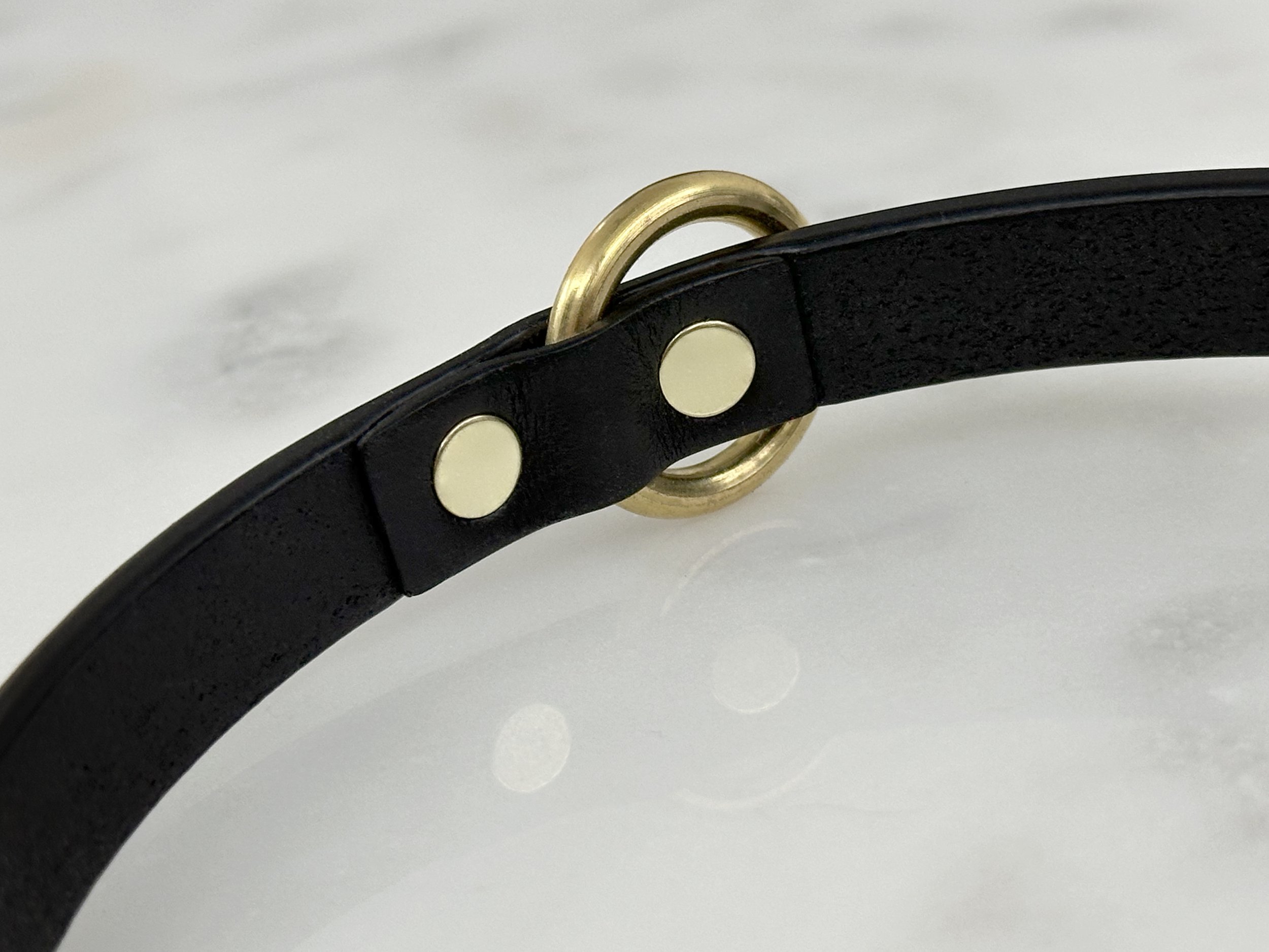 Atticus Ivy Saia black leather slim ring collar_inside detail.jpg