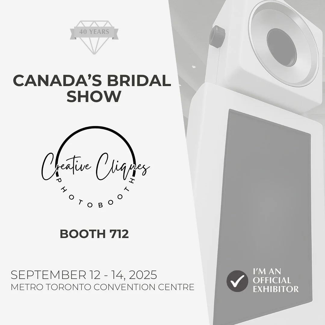 📸✨ Exciting News ✨📸

We are super excited to announce that Creative Cliques will be returning to Canada&rsquo;s Bridal Show from September 12-14! 👋🏼

We have exclusive promos and daily giveaways for couples getting married in 2025 or 2026. For mo