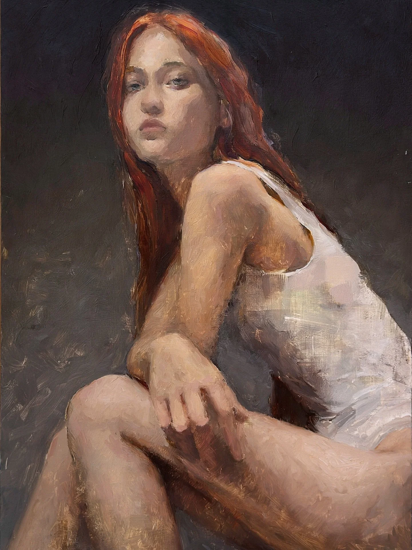 41.5x60, wooden floating frame included, dm for inquiry

#konst #oilpainting #contemporaryfigurativeart