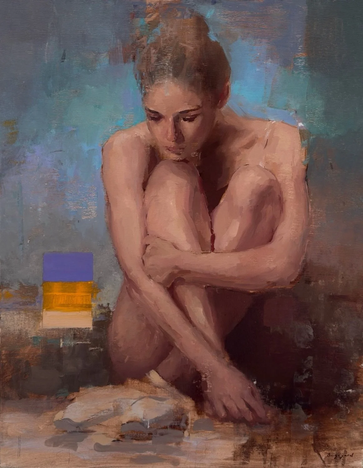 Ballerina. Finns att se tillsammans med m&aring;nga andra fantastiska konstverk p&aring; H&auml;gern&auml;s Strands Galleri. 

41.5x53 cm

#konst #oljem&aring;lning #konstgalleri