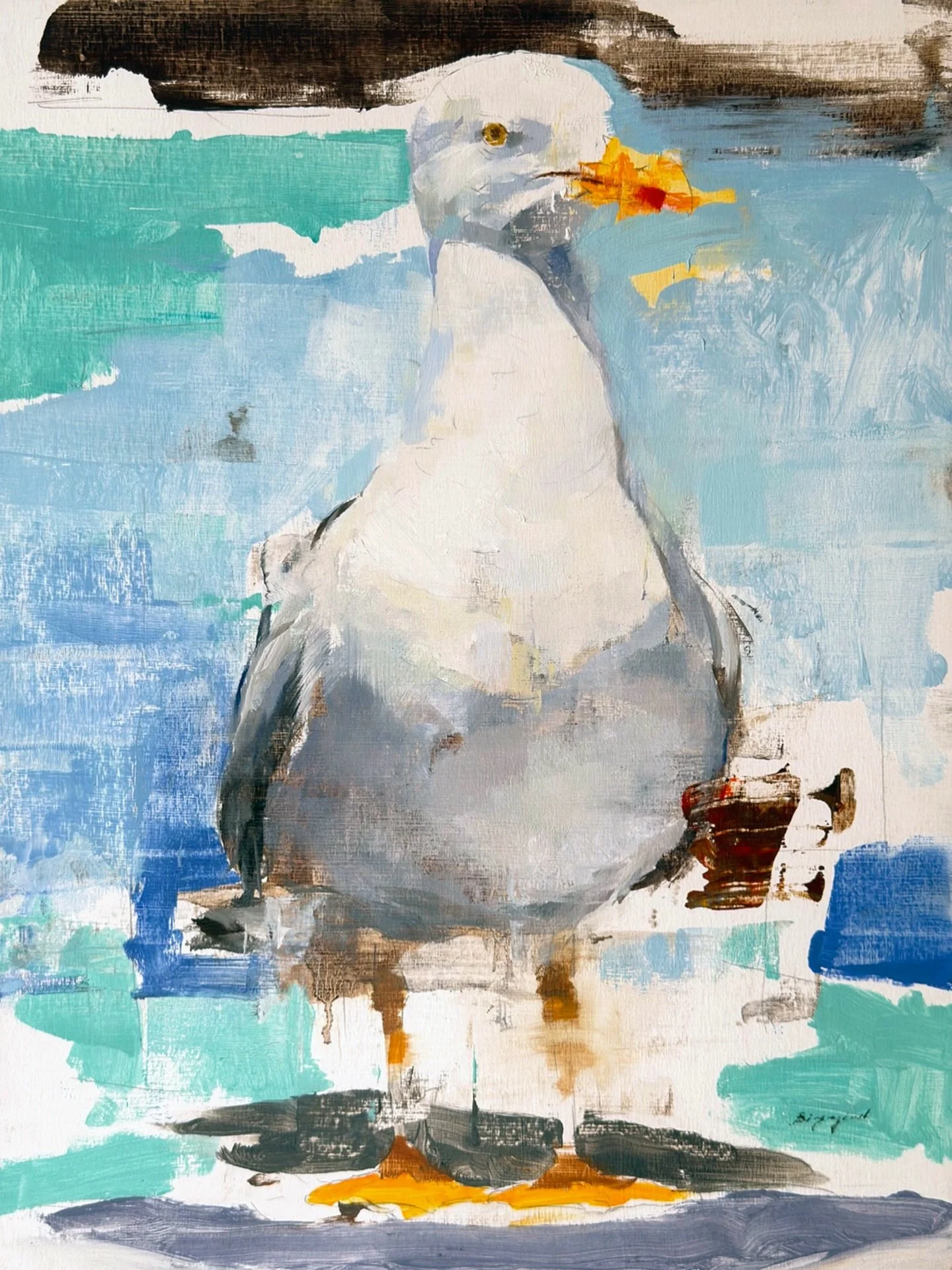 Trut, 30x40, tillg&auml;nglig. 

#konstgalleri #konstutst&auml;llning #oljem&aring;lning #f&aring;gelkonst