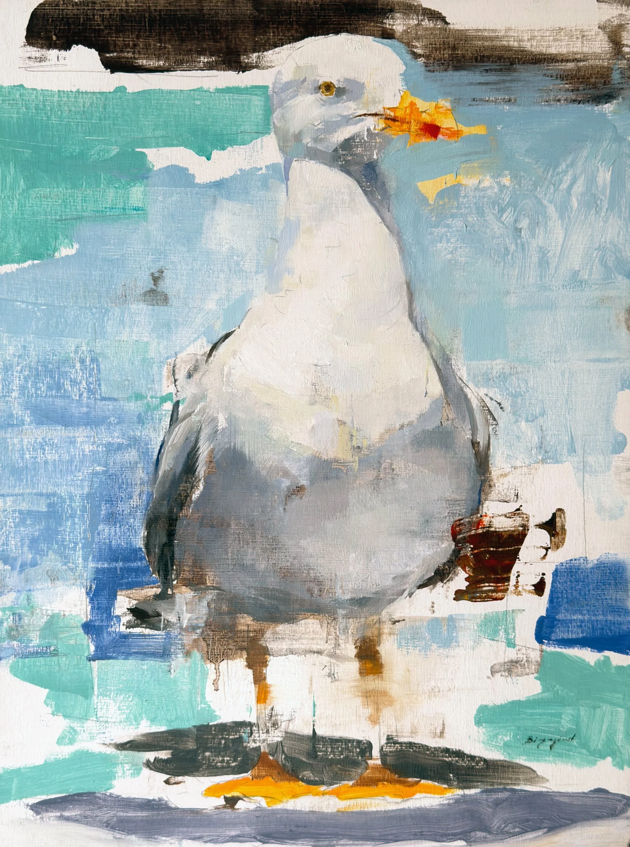 No. 5 On panel, 30x40 cm. Available through Hägernäs Strands Galleri        3000 SEK  