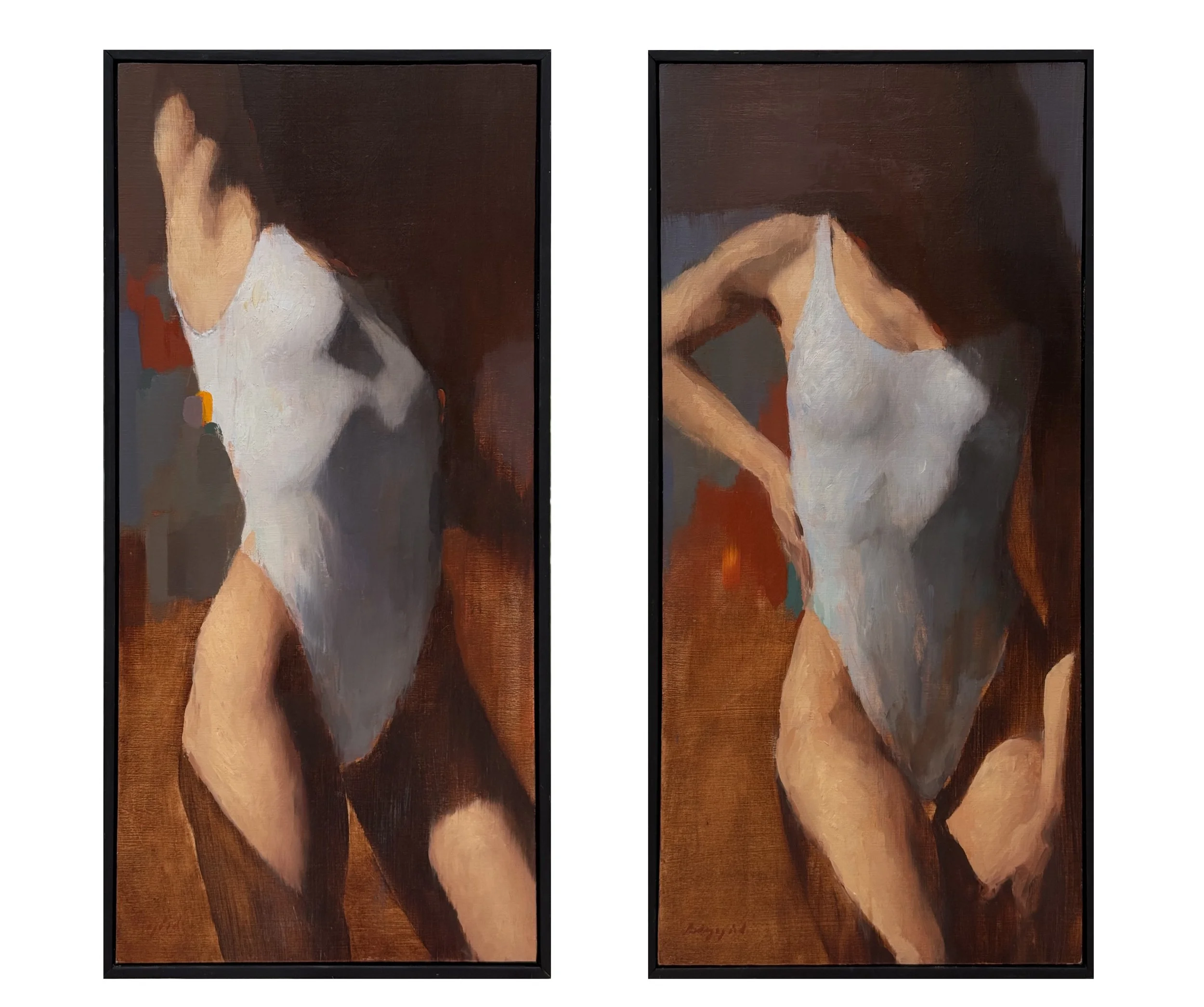 No.5 On panel 24x50 cm. 4000 SEK