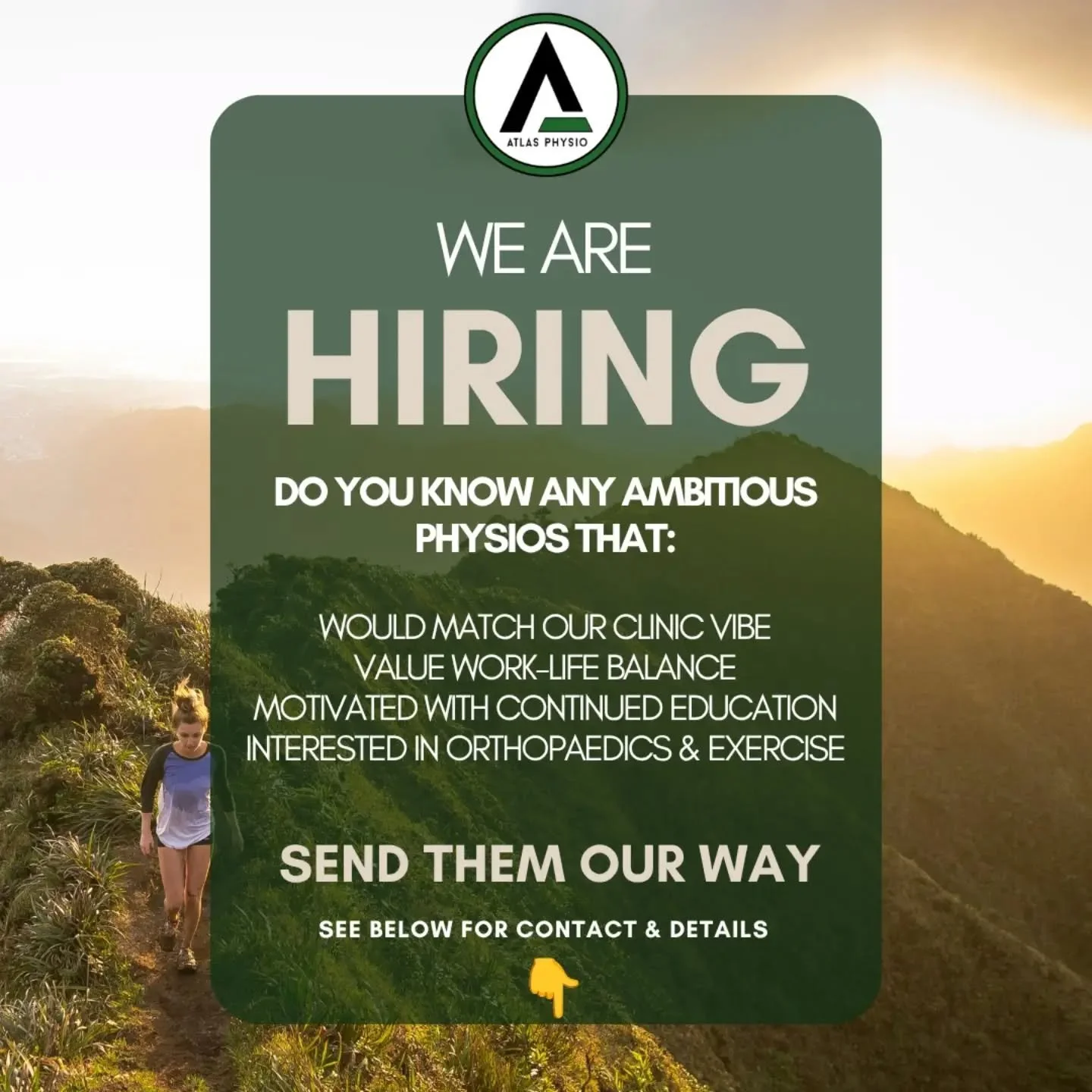 Big milestone ahead: ATLAS is approaching our two-year mark and we are looking to expand our team! 

We are hiring and searching for the right candidate to grow alongside us. Know someone who would be a good fit? Tag them below or send this post thei