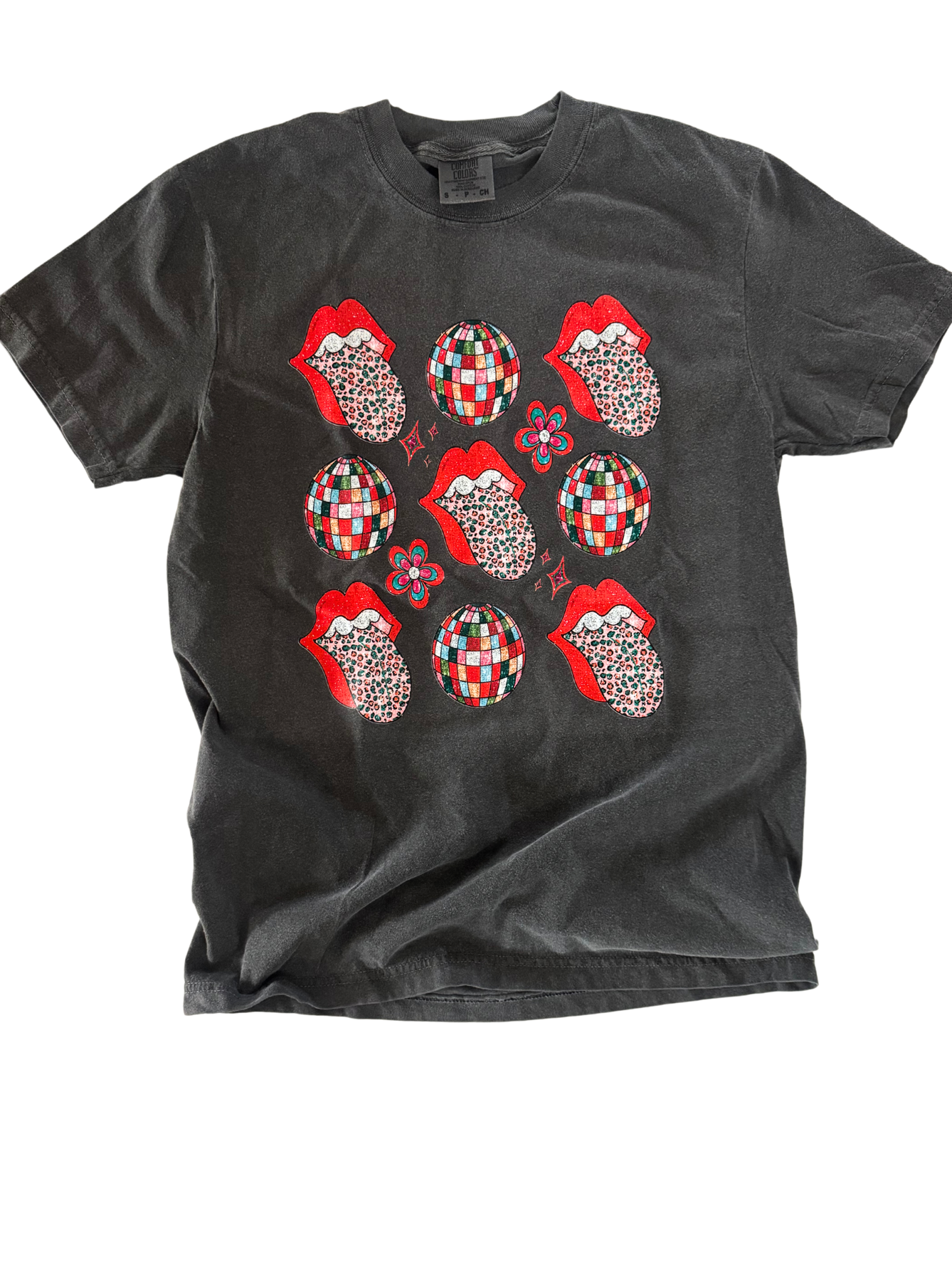 Pink Disco Christmas Graphic Tee