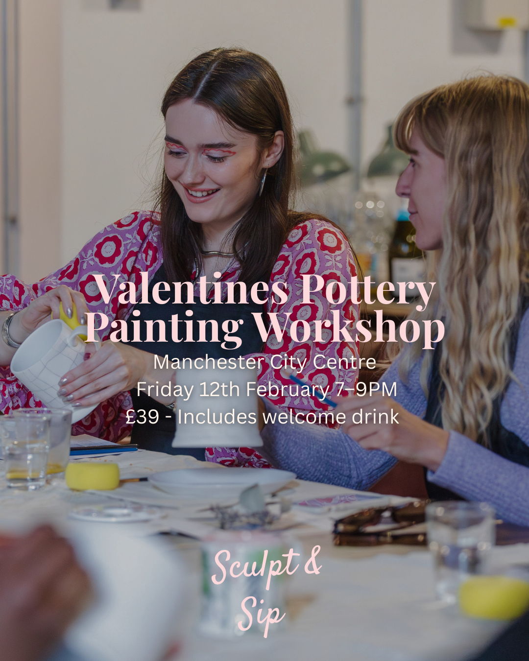 Valentines Pottery Painting Workshop