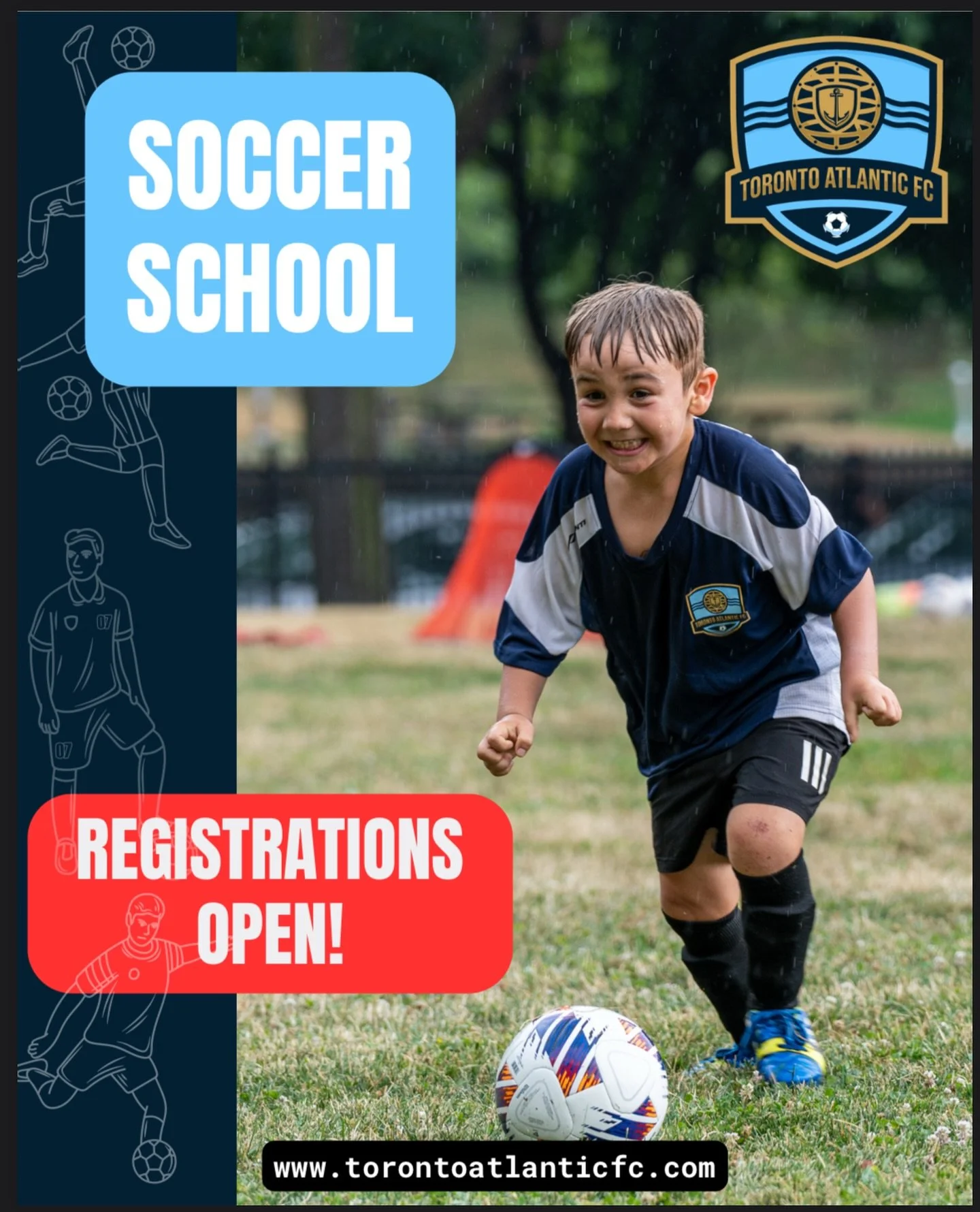 Join our Summer School 
#Registrations Now Open 

#soccerschool #summersoccer #soccerforkids #tdsb