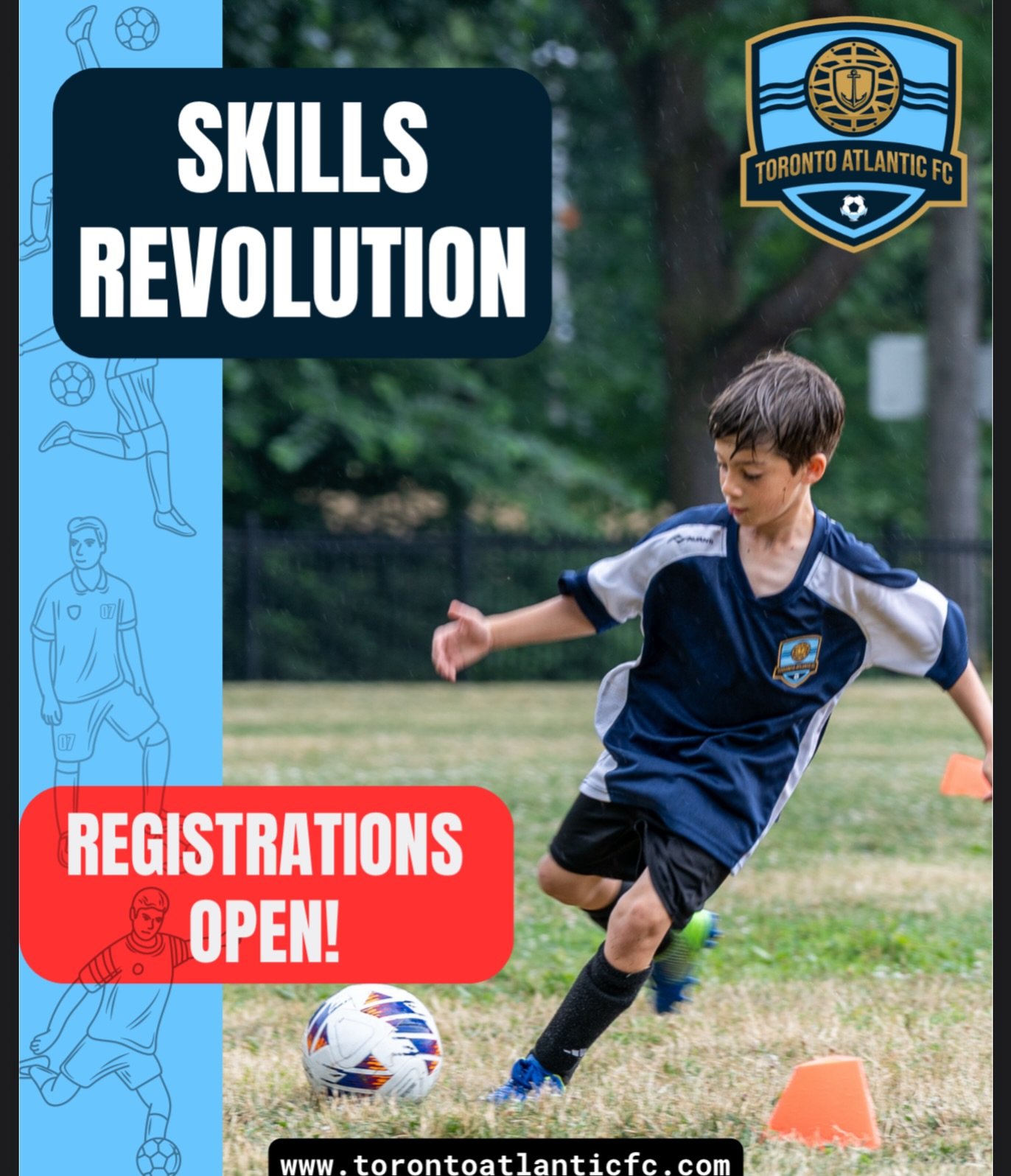 Level up your game with our Skills Revolution ⚽🔥
At Toronto Atlantic FC, we focus on real player development &mdash; from technical skills to game confidence and teamwork.

Whether your child is just starting or ready to take things to the next leve