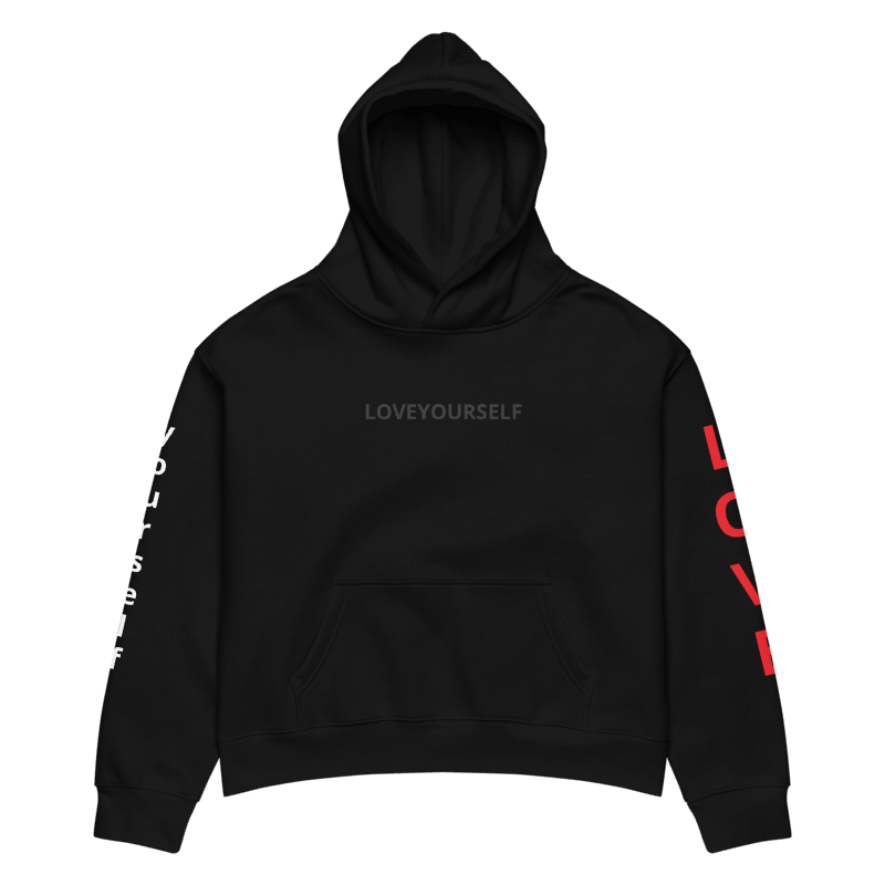 LOVEYOURSELF Crop Hoodie
