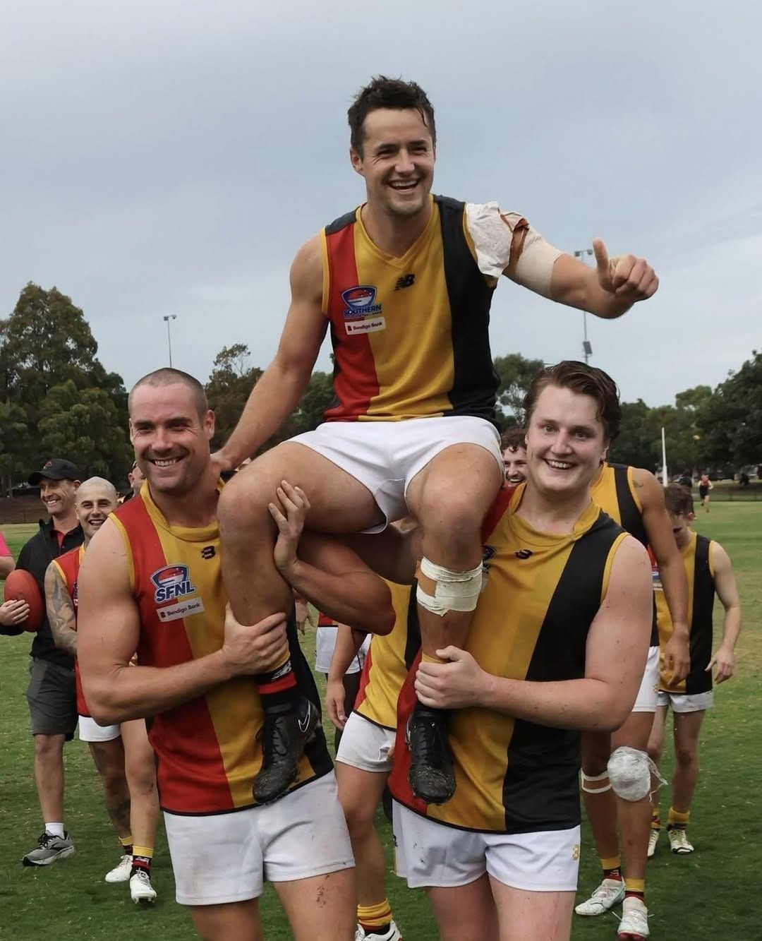Our latest sport report page is pakced with action. We highlight everything from @cheltenhamfnclub captain Jack Worrell playing his 200th senior game (first pic), to the @beaumaris.soccer.club Senior Women&rsquo;s strong start to their 2025 season (s