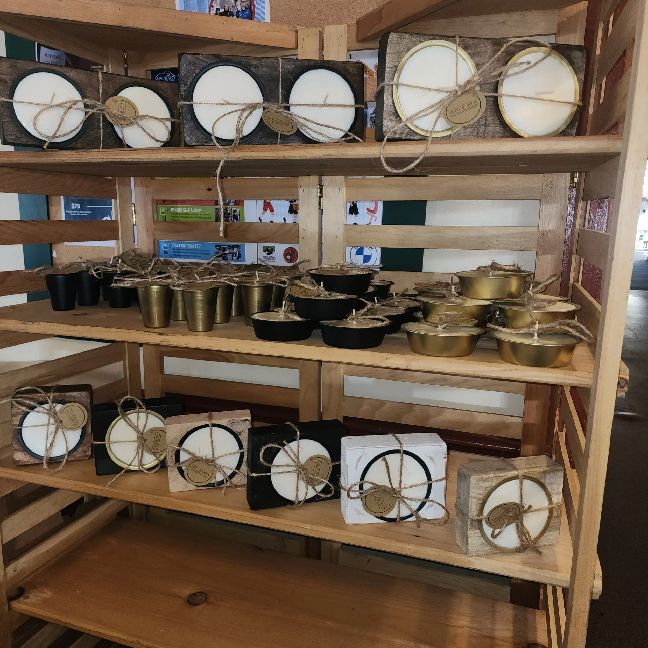  
  Izzy and Lola Soy Candles    Inspired fragrances in a variety of products. From traditional candles to tealights, wax melts, reed diffusers and specialty vessels in wood or clay we have the perfect fragrance and vessel for any decor.  
 Visit Web