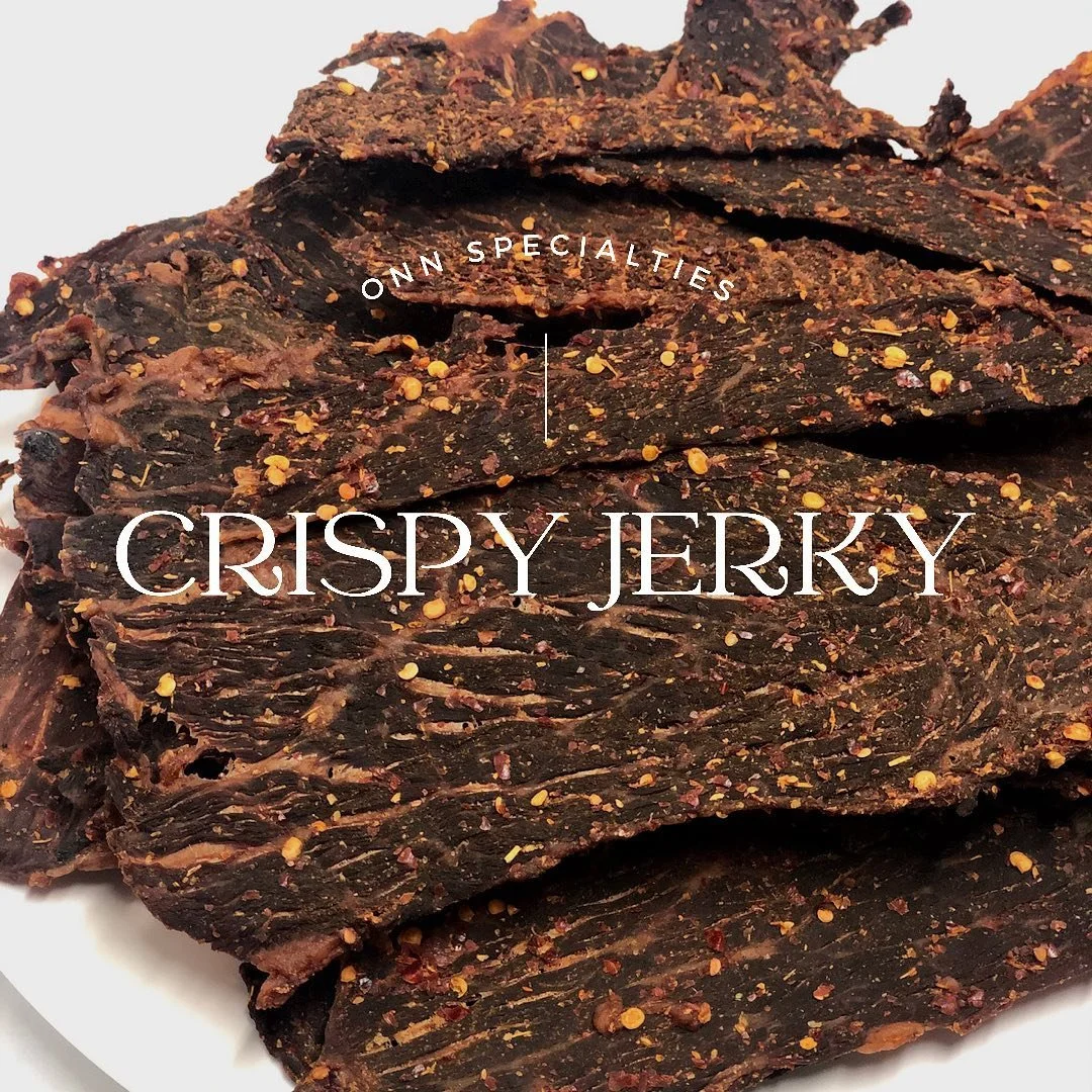  
  ONN Specialties, LLC    Various flavors of extra crispy beef jerky  
 Visit Website 