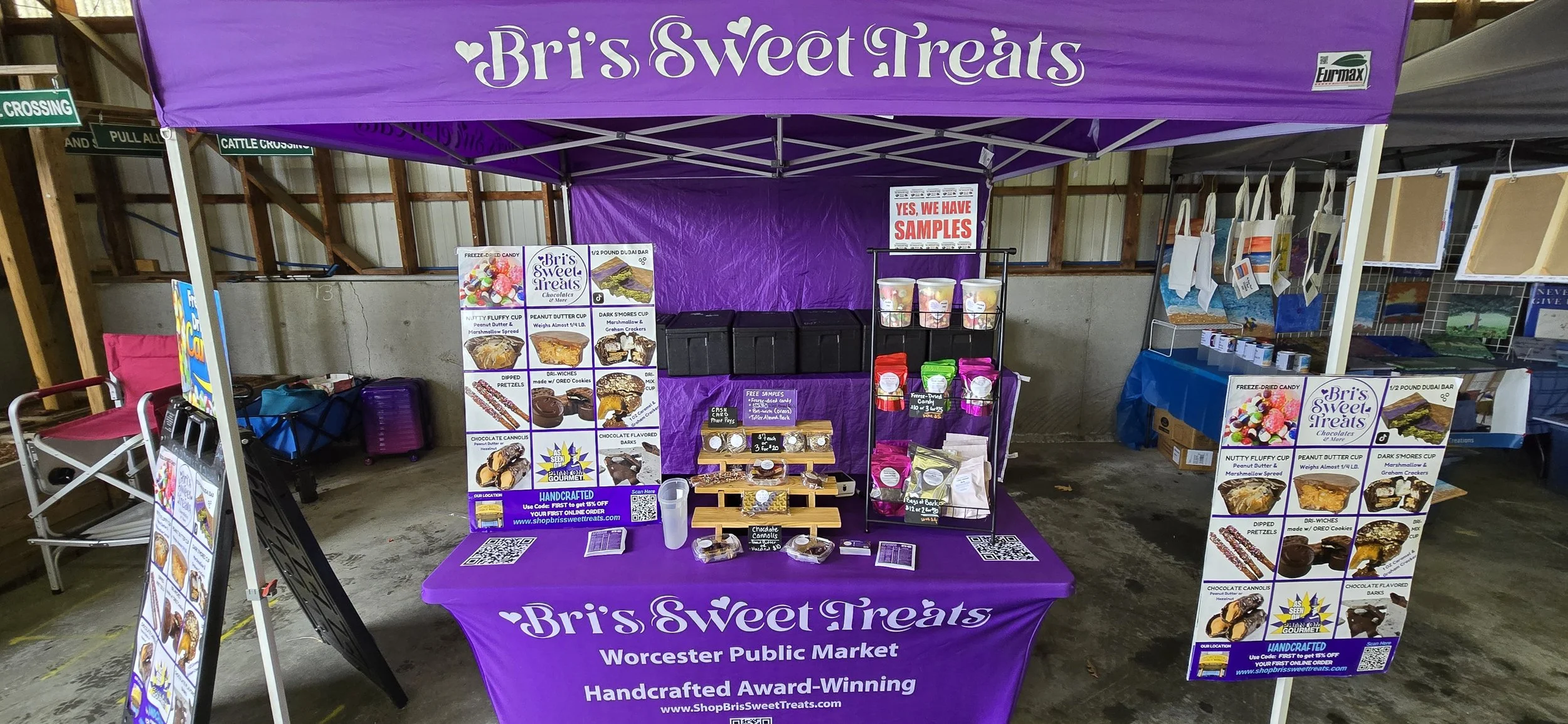  
  Bri's Sweet Treats    Handcrafted award winning artisan candy. themed for all seasons and holidays. Featured on nationals news and Phantom Gourmet. All pre-packaged and giftboxed.  
 Visit Website 