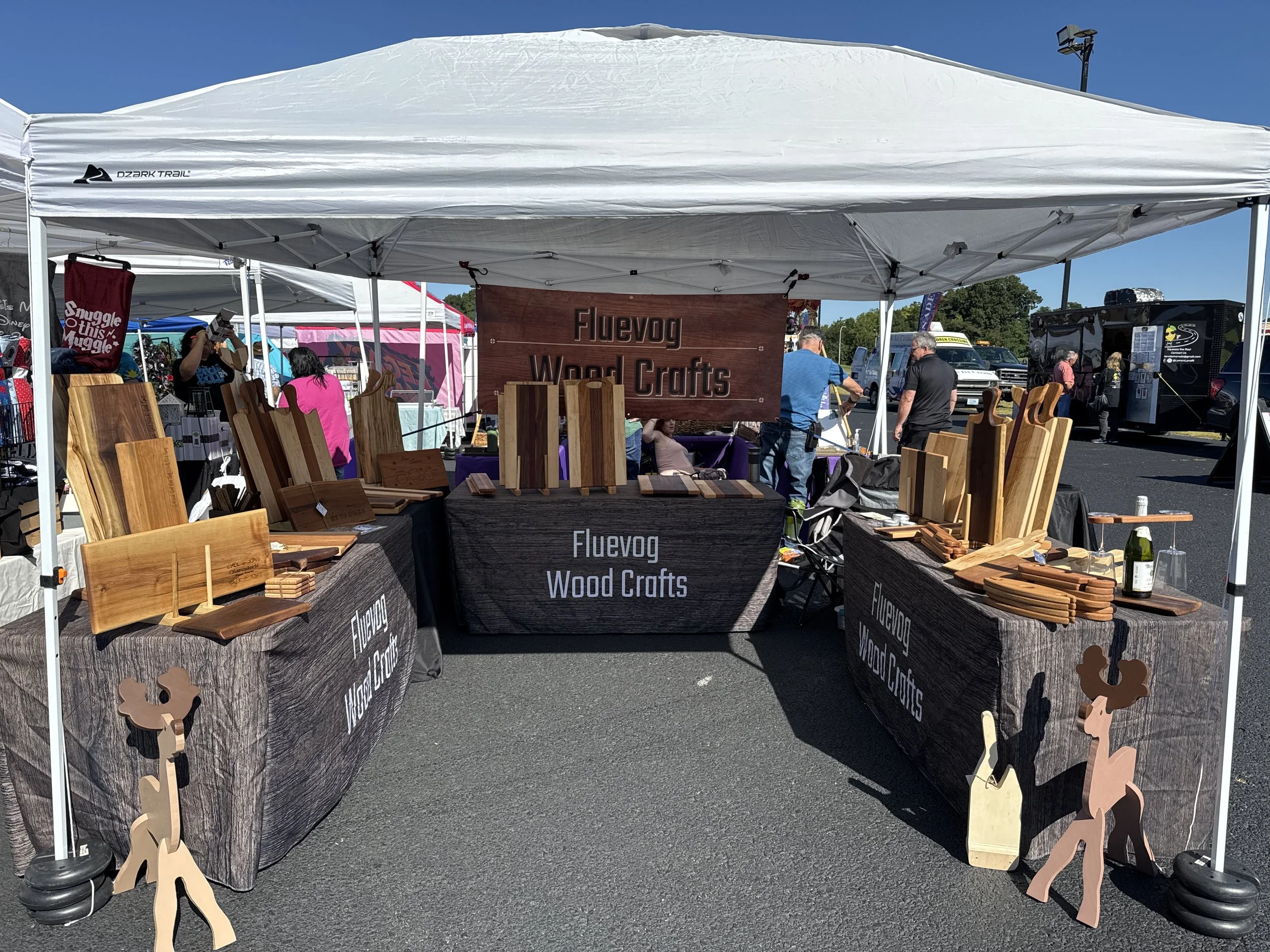  
   Fluevog Wood Crafts
    Wooden cutting boards, charcuterie boards, bread knives, wine caddies, coasters
   
 Visit Website 