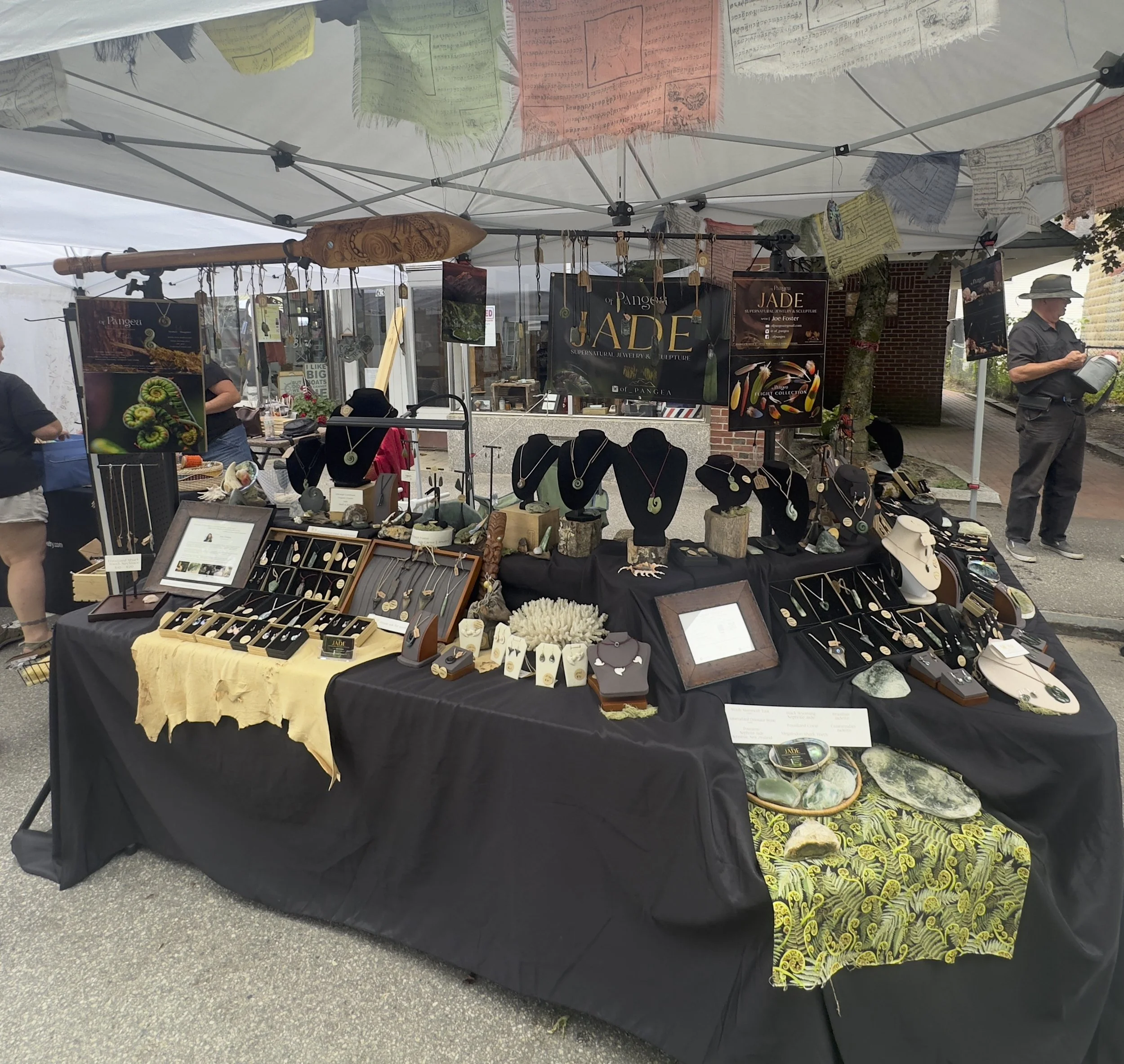  
  Pangea    One of a kind Nephrite Jade, Jadeite and organic gemstone heirloom jewelry all hand-carved and personally sourced by Ka whakairo, Joe Foster.  
 Visit Website 