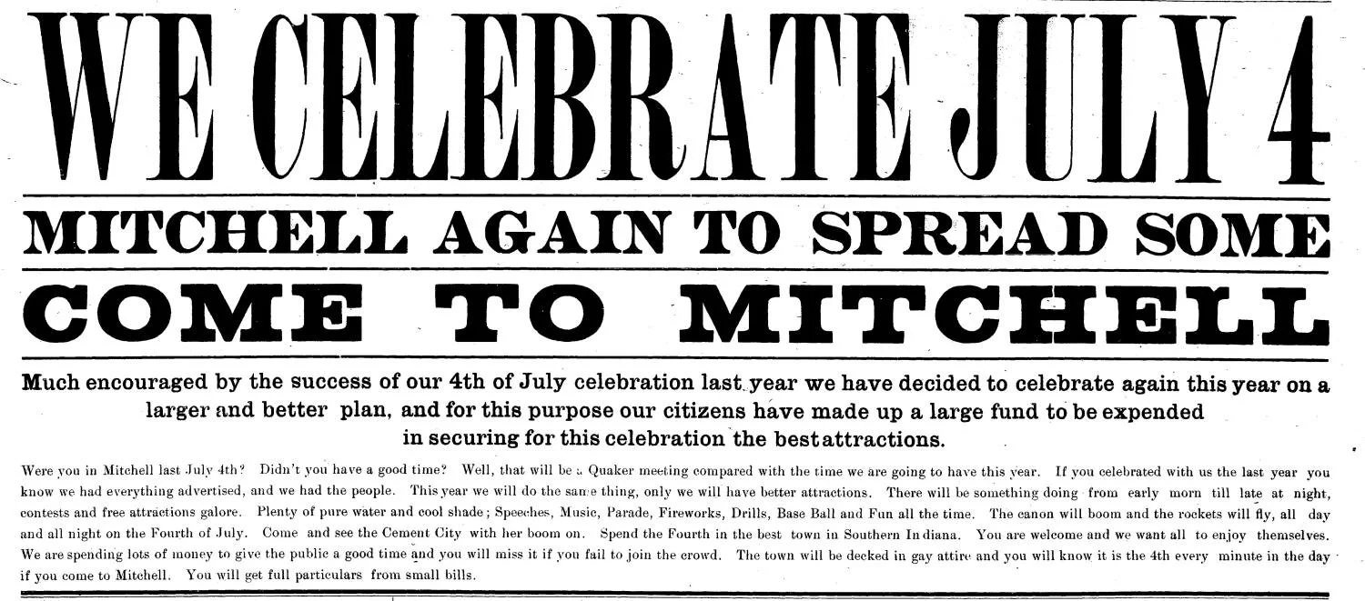 From the June 1, 1905 Mitchell Commercial