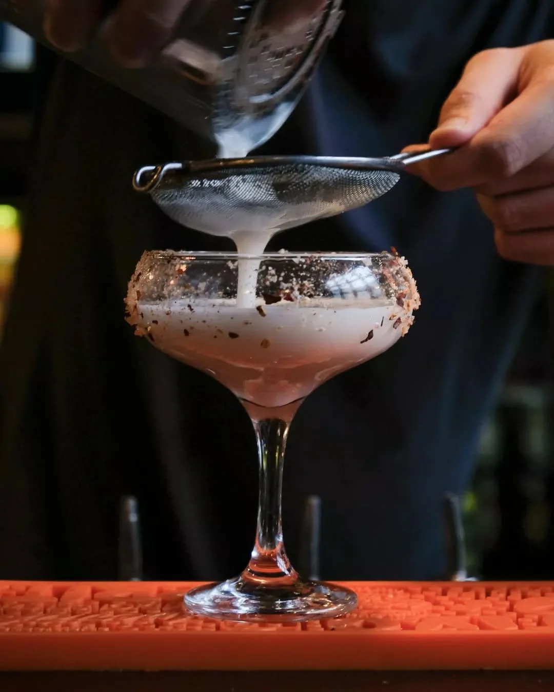 Named after the lively bird of Mexico and Central America, The Chachalaca is as bold as its namesake. 🌿✨&nbsp;Smoky mezcal, citrus, agave, and our house-made salt and spice rim.