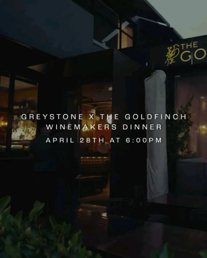 April 28th 6pm.
Our First Winemakers Dinner of 2026.

Join us for an intimate @greystonewines winemakers dinner focused on thoughtful pours and chef driven plates.

With strictly 50 seats available for this opening event of our seasonal calendar, the