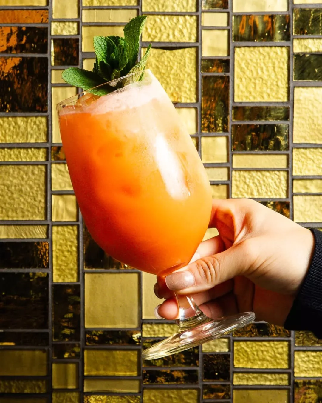 As the April sun sets over the city, we&rsquo;re finding our own glow within these walls. A vibrant blend of citrus and botanical notes, served against the gold of the lounge. It&rsquo;s more than a drink; it&rsquo;s a moment of curated brilliance.

