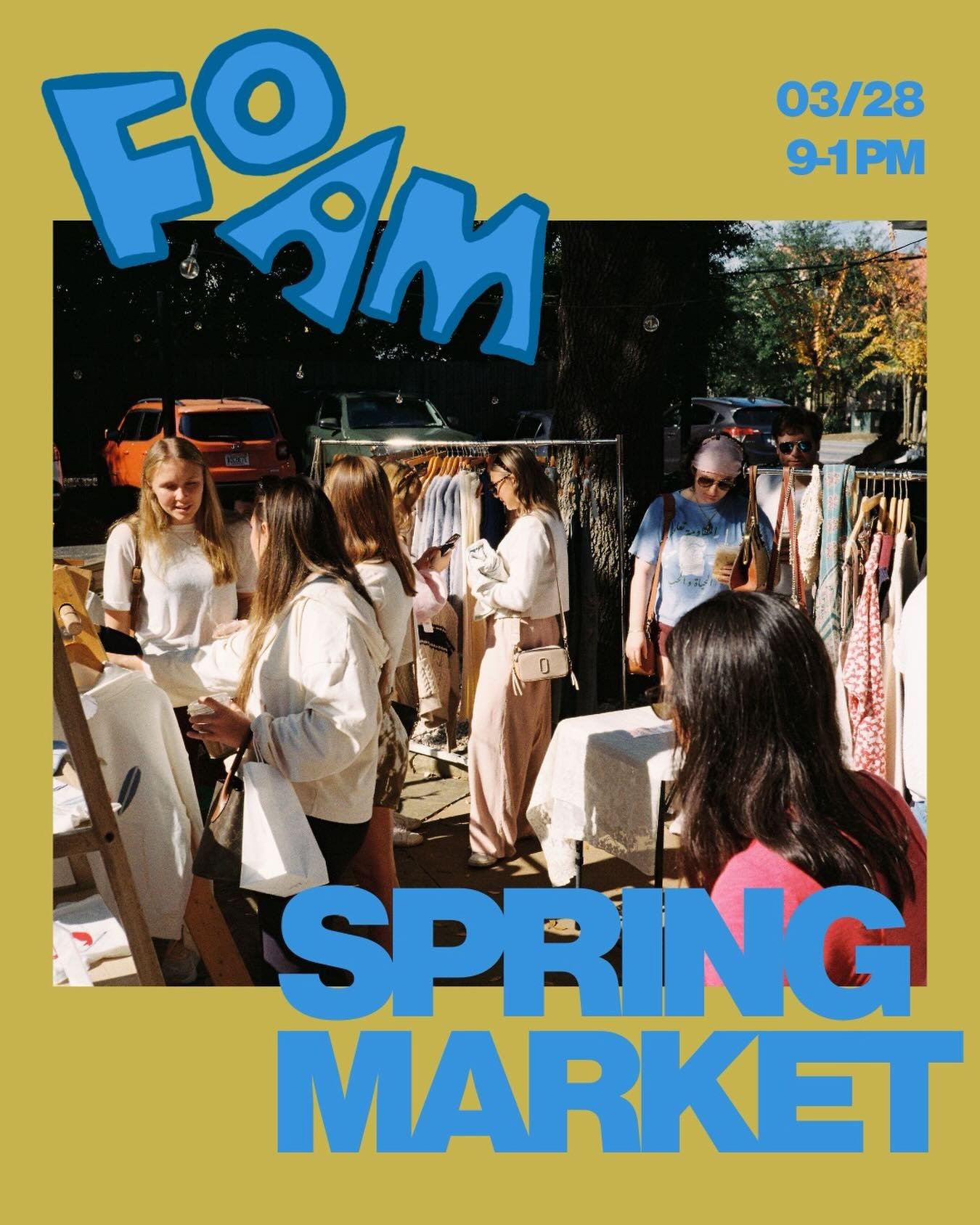 SPRING MARKET !!!! 03/28 9-1pm! Additional parking at Meyer park :)