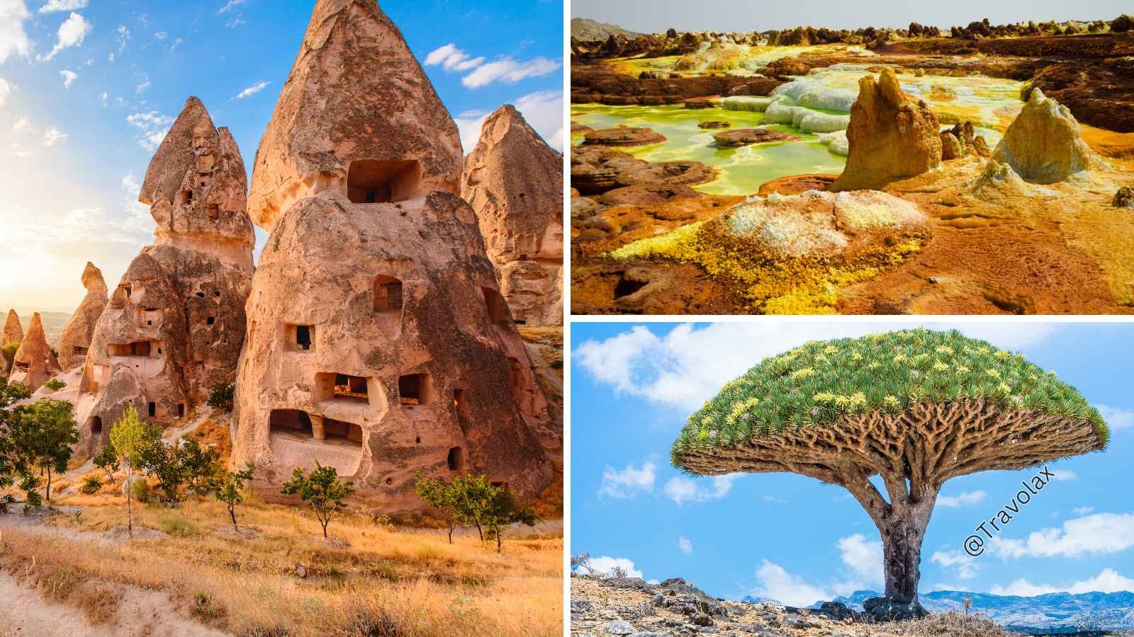 Earth's Most Alien Landscapes: 13 Places That Defy Reality