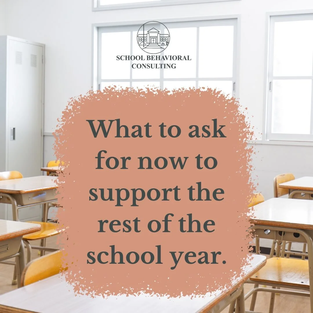 If behavior support hasn&rsquo;t felt effective yet, it&rsquo;s okay to ask for adjustments now &mdash; not just at the annual IEP meeting or end of the year.

Clear questions help teams shift from reacting to planning.

🤍 Save this for your next me