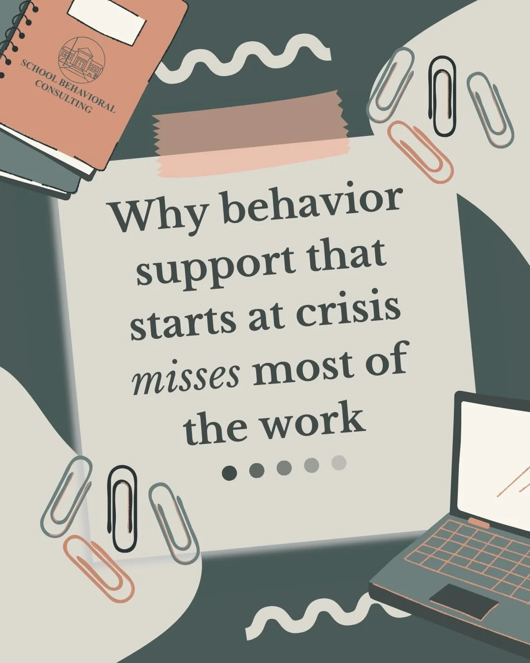 When behavior support starts at crisis, it often misses the moments where real change happens.

Most behavior change happens outside of escalation &mdash; during transitions, instruction, and moments of mild stress before a full meltdown.

That&rsquo