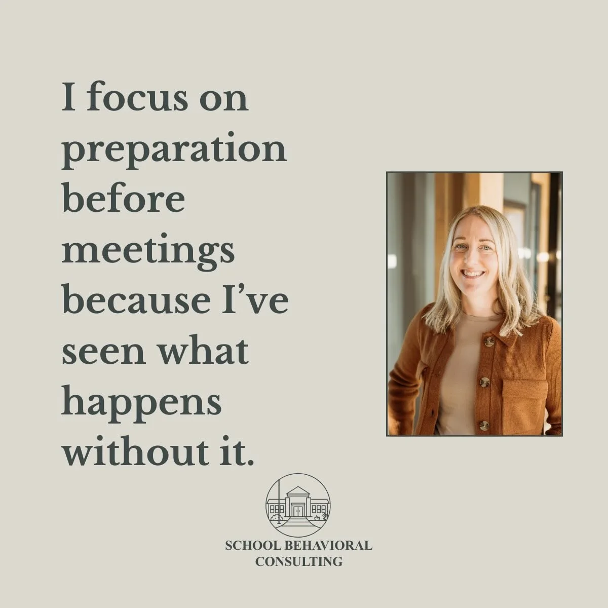 I focus on preparation before meetings because I&rsquo;ve seen what happens without it.

When families walk into meetings overwhelmed or unsure what to ask, conversations move fast &mdash; and decisions get made without enough clarity.

Preparation h