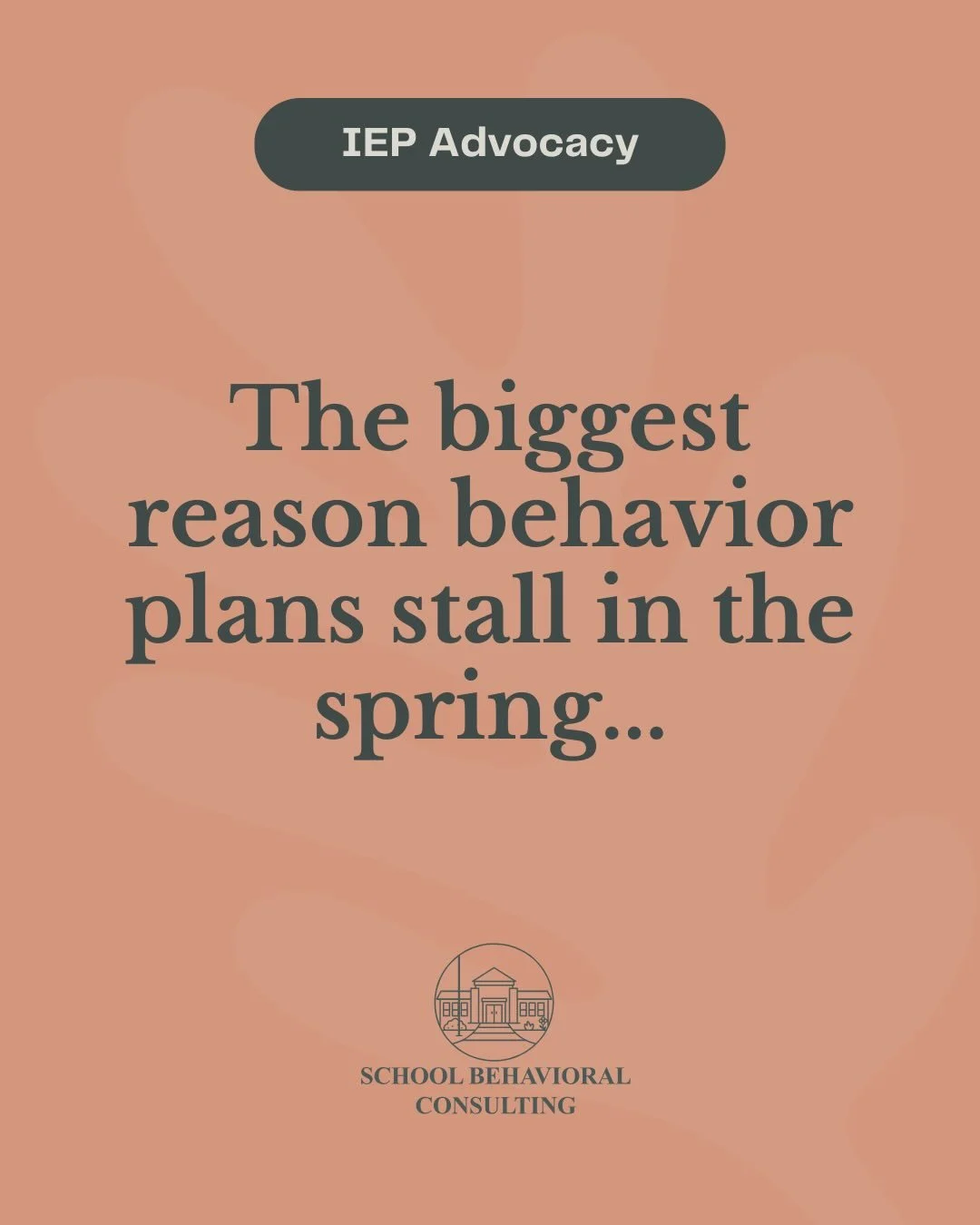 If your child&rsquo;s behavior plan seemed helpful earlier in the year but feels less effective now, you&rsquo;re not alone.

Spring is when many plans need adjustment &mdash; not abandonment.

👉 Link in bio to:
&bull; A Parent&rsquo;s Guide to Scho