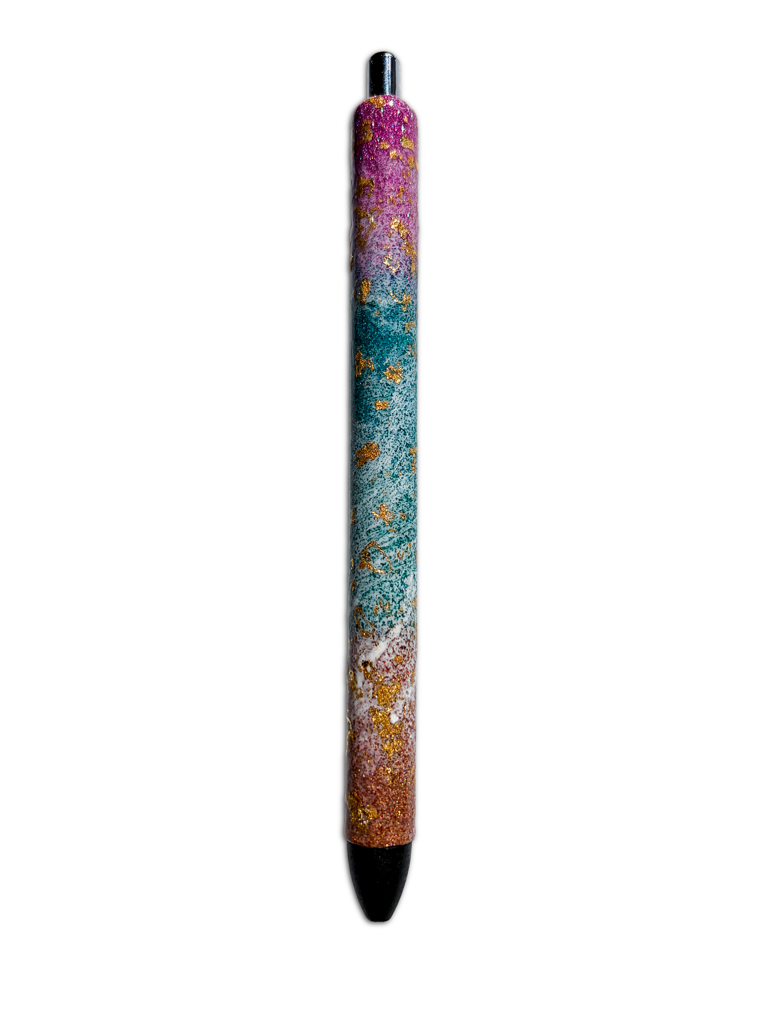 Mermaid Sunset Resin Glitter Pen