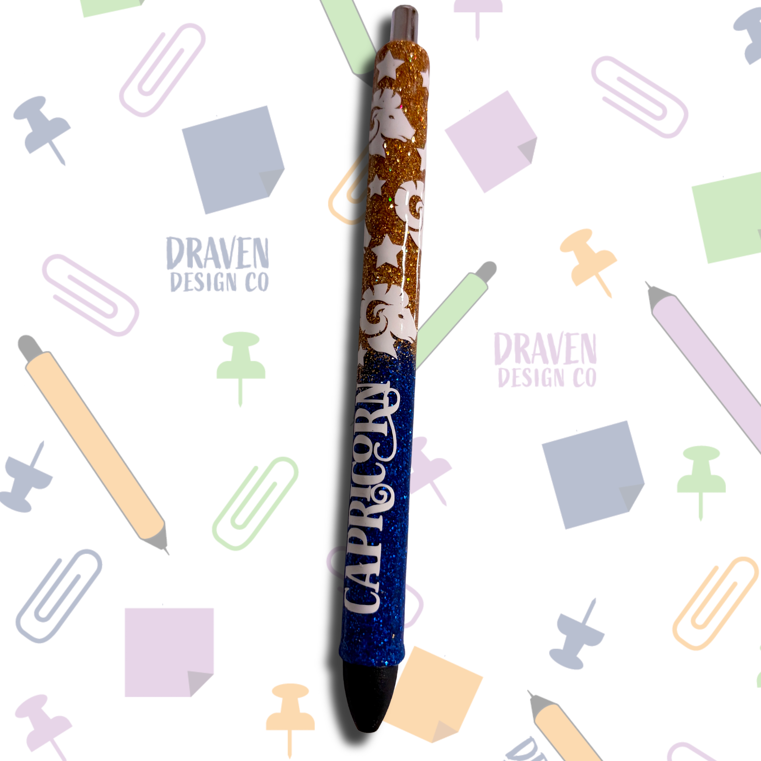 Capricorn Glitter Pen