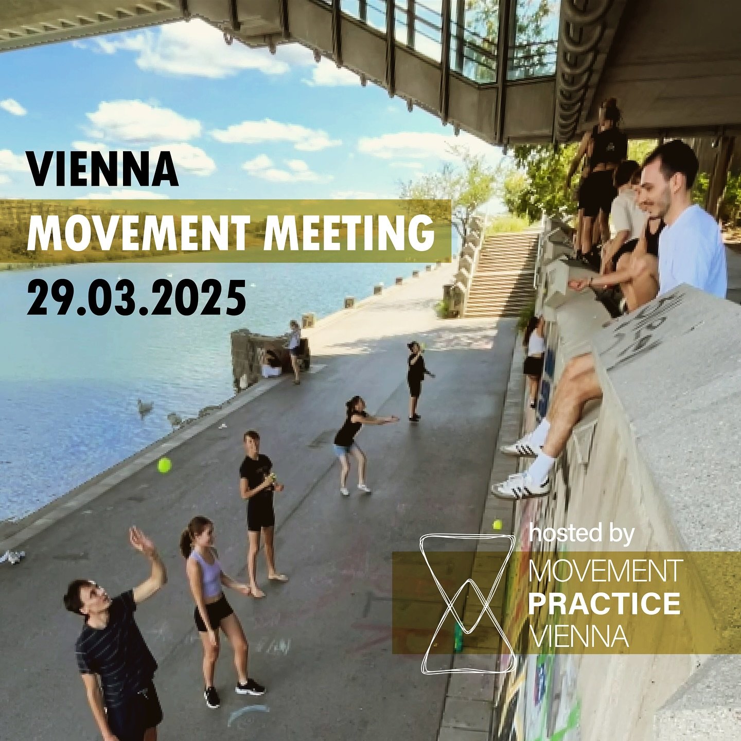 VIENNA MOVEMENT MEETING
29. M&auml;rz 2025

Ein Tag voller Bewegung beim Movement Meeting Vienna! Komm vorbei um dich gemeinsam zu Bewegen, dich zu vernetzen und Inspiration zu sch&ouml;pfen &ndash; geignet f&uuml;r alle Levels und Hintergr&uuml;nde.