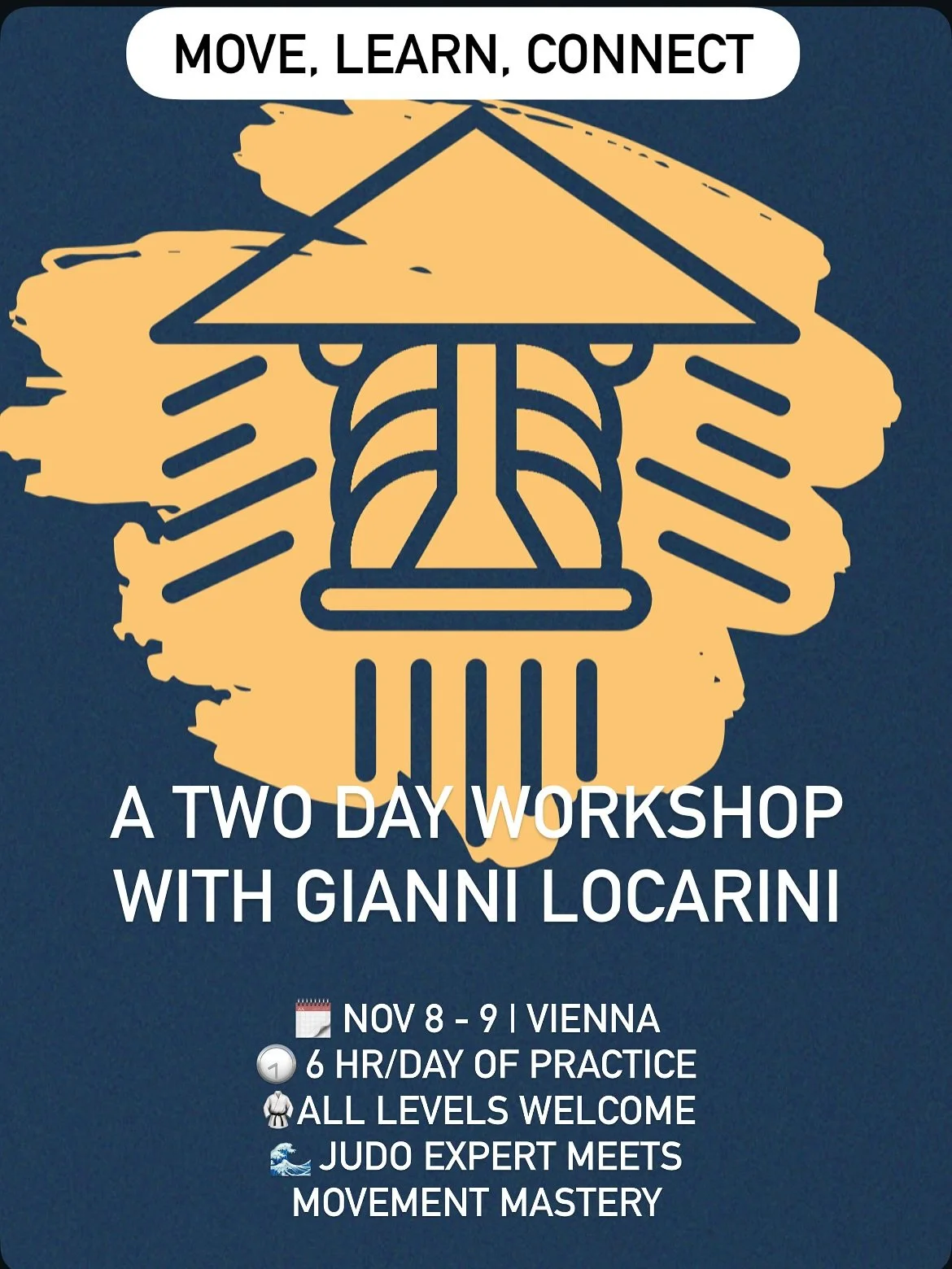 In this workshop we want to introduce both movers and people with no exposure to the fighting world to fundamental fighting principles. This workshop, is based on Giannis experience in the fighting world and several years of research with all my stud