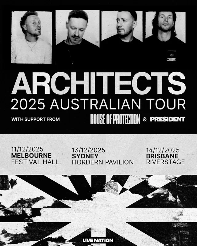 Architects Announce 2025 Australian Tour