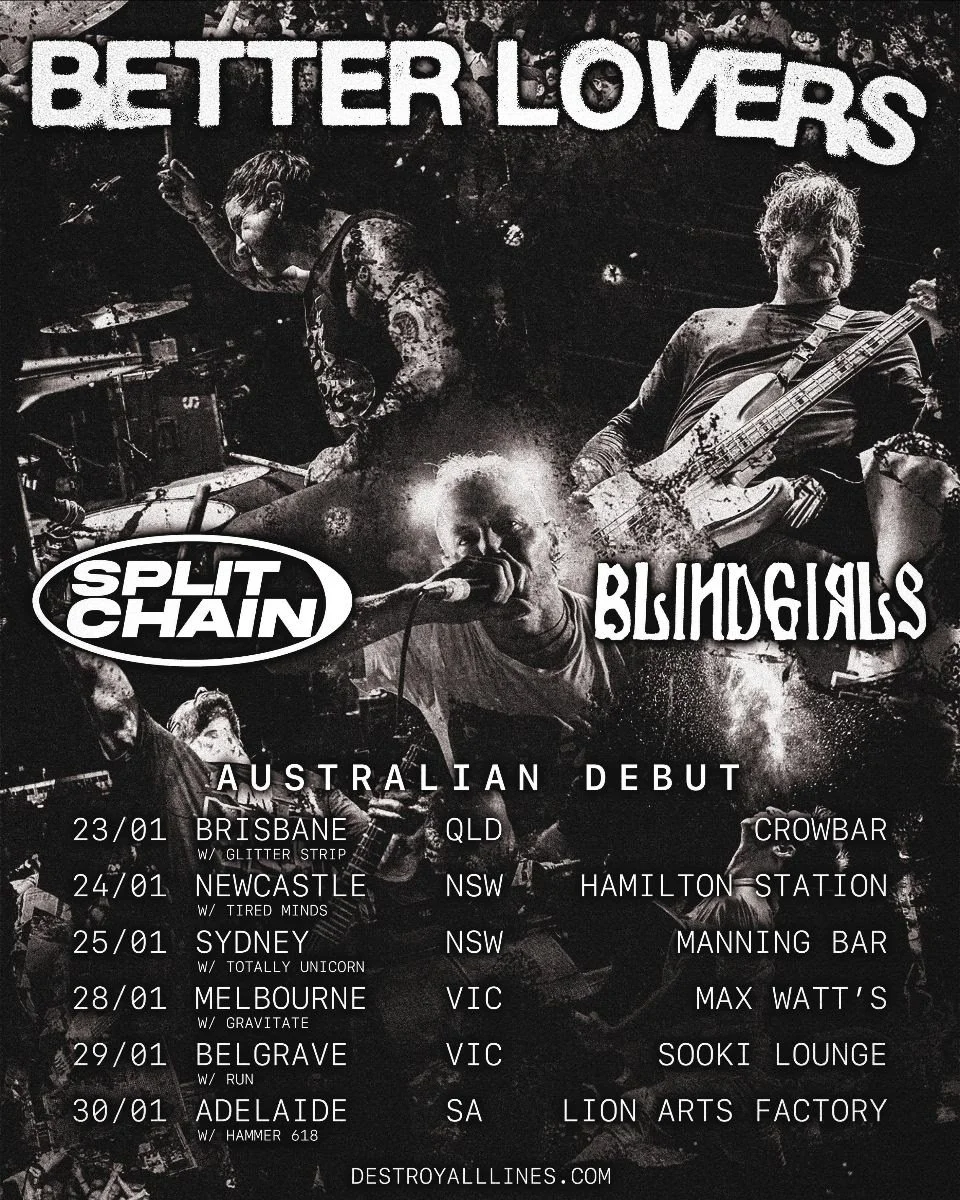 Better Lovers announce local support acts for Australian debut headline tour