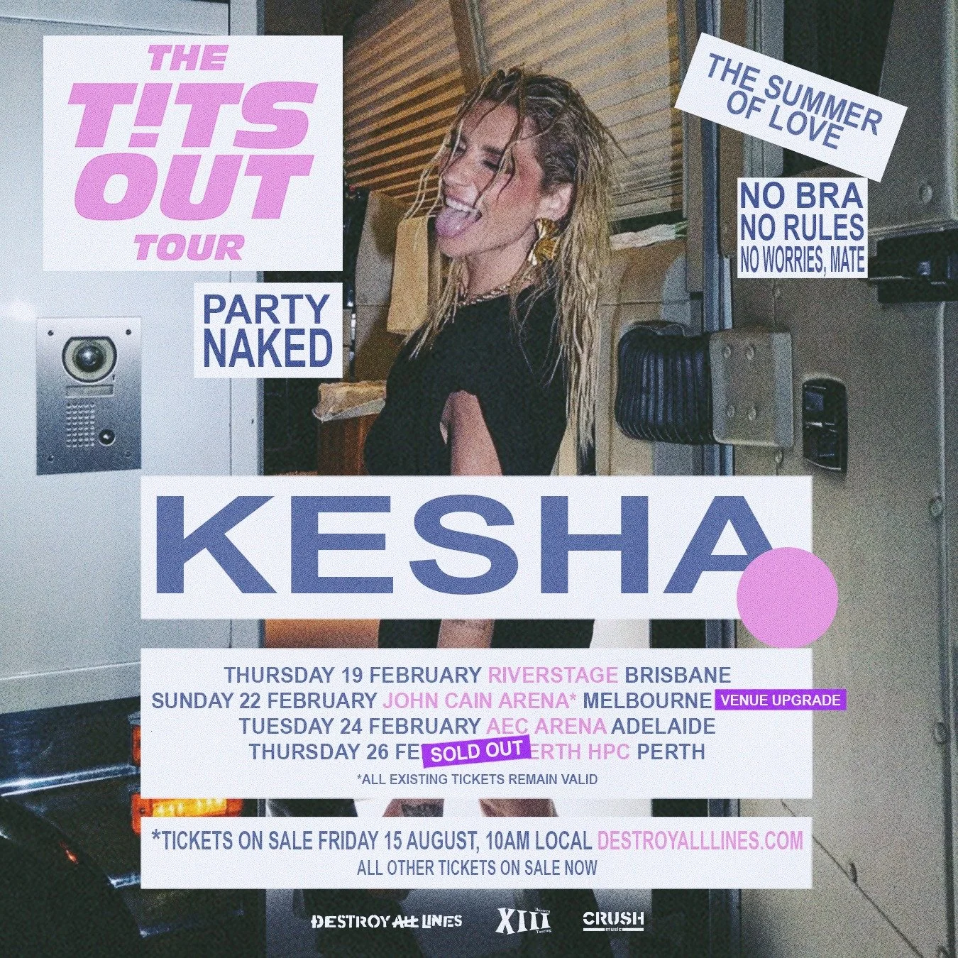 Kesha | John Cain Arena | Melbourne | 22nd February